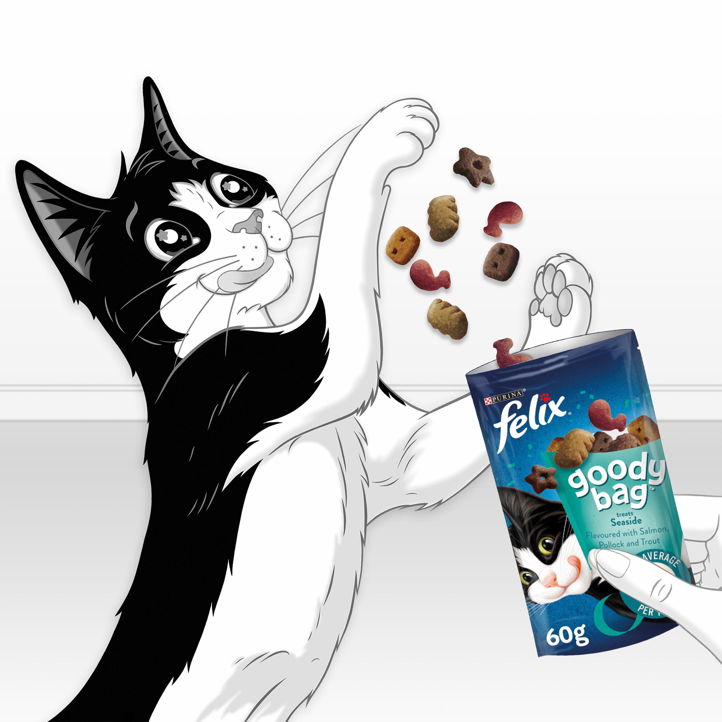 Felix Goody Bag Cat Treats Seaside Mix 60g thumbnail 4