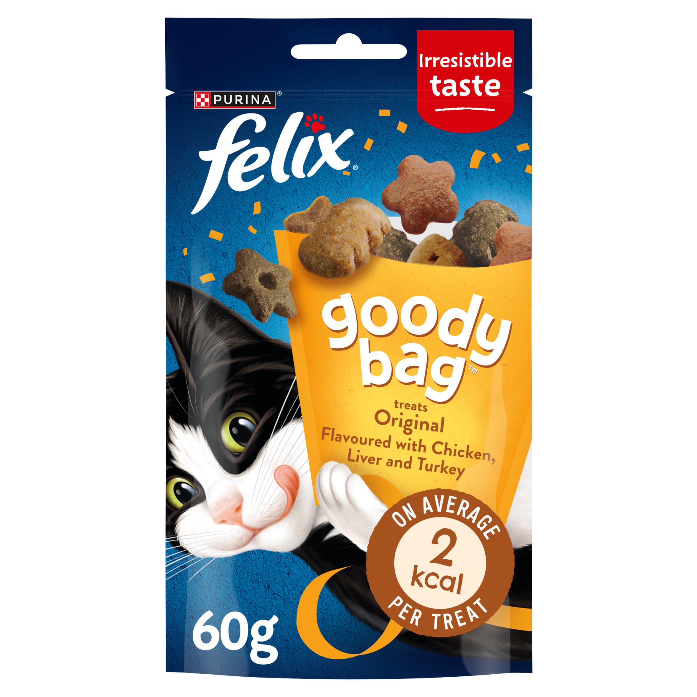 Felix Goody Bag Original Chicken Liver & Turkey Cat Treats
