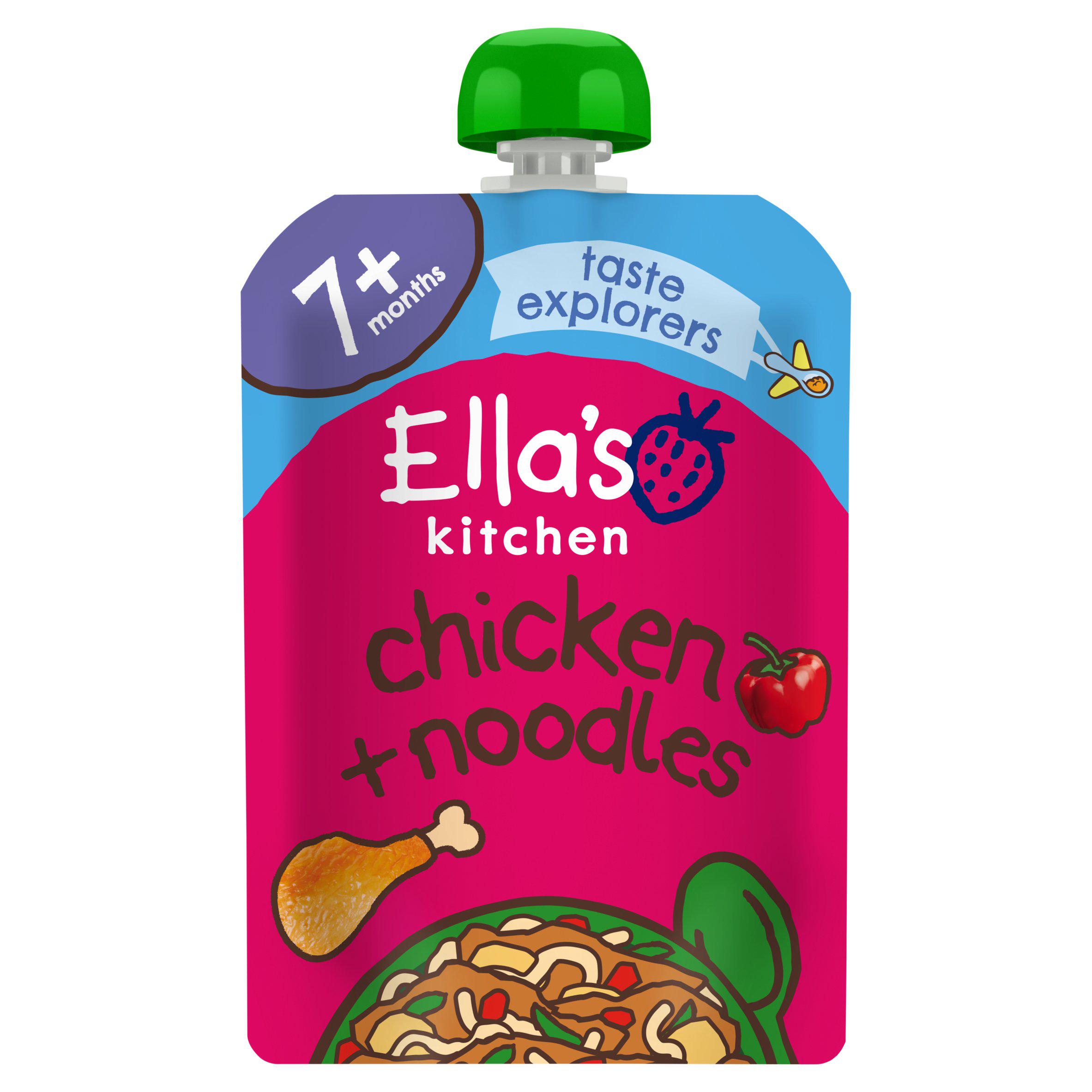 Ella's Kitchen Chicken and Noodles Baby Food Pouch 7+ Months