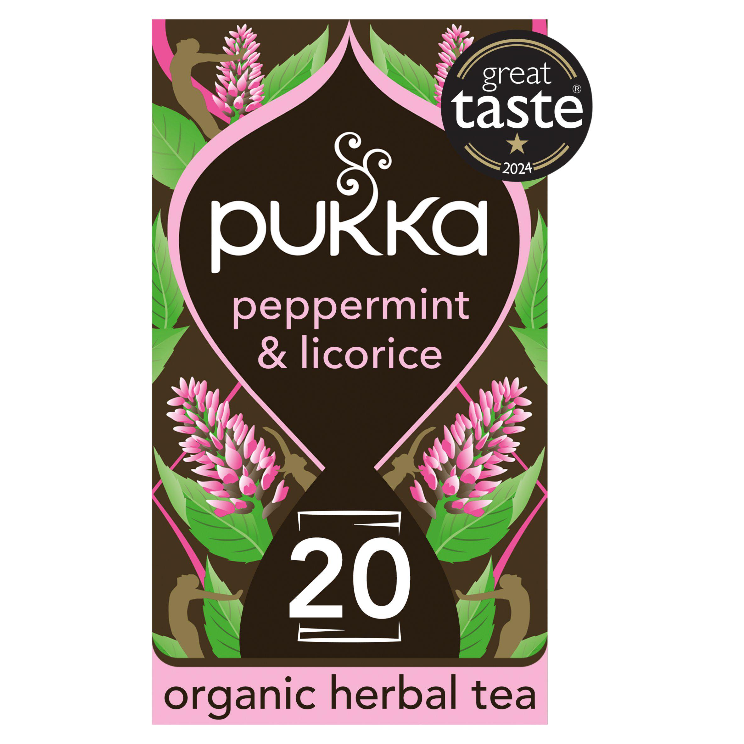 Pukka Organic Peppermint & Licorice Mint Tea x20 Compostable Tea Bags