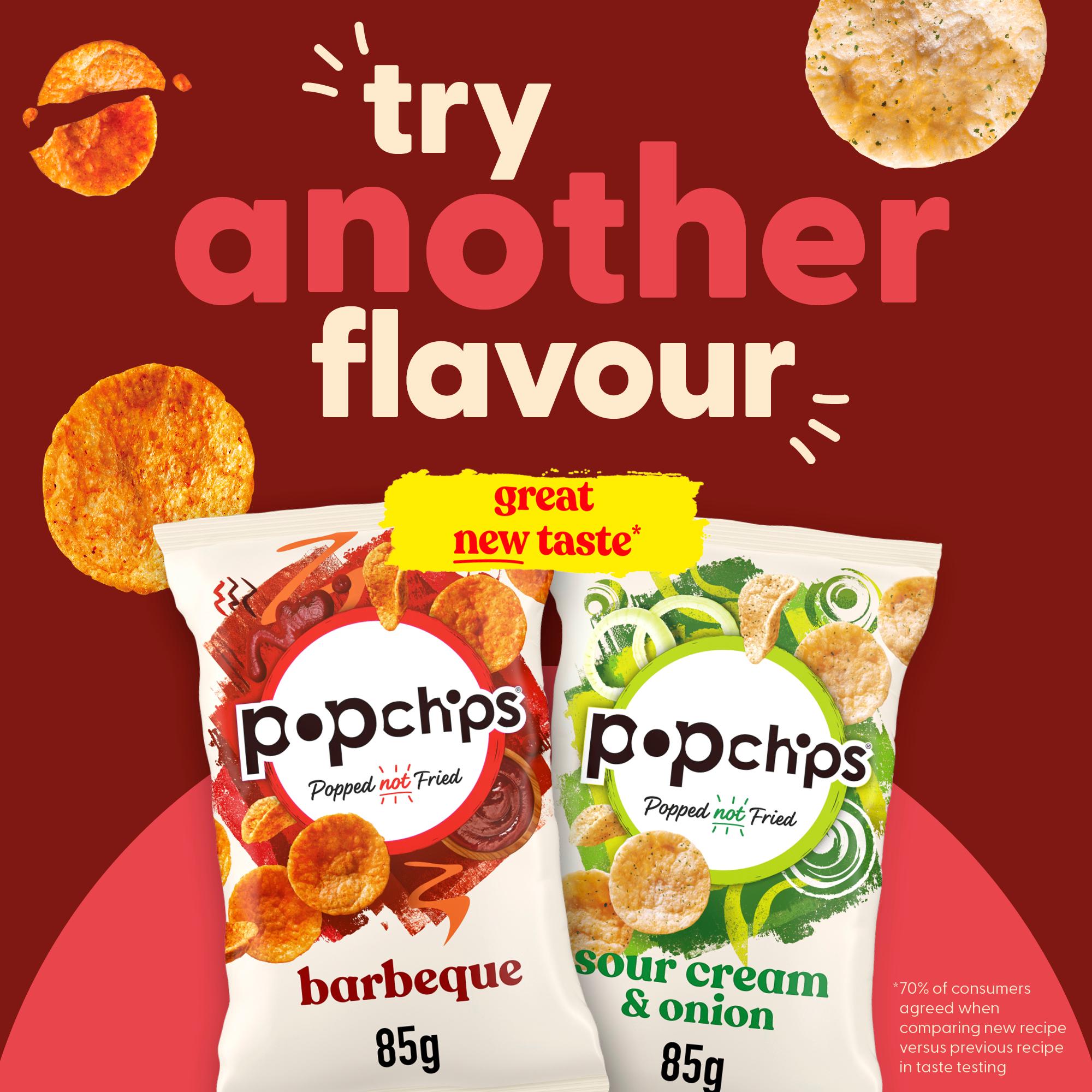 Popchips Sea Salt Sharing Crisps 85g thumbnail 2