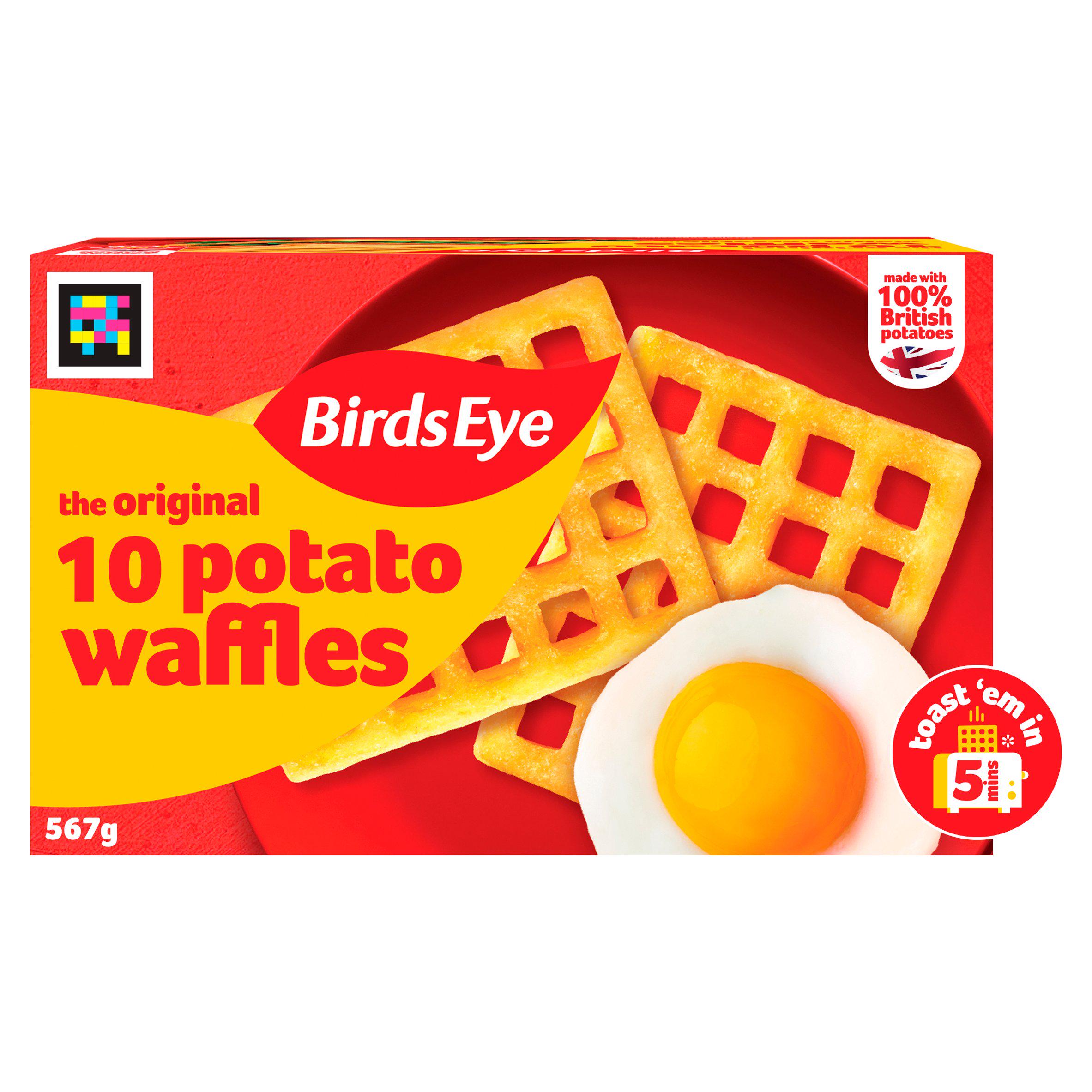 Birds Eye 10 The Original Potato Waffles