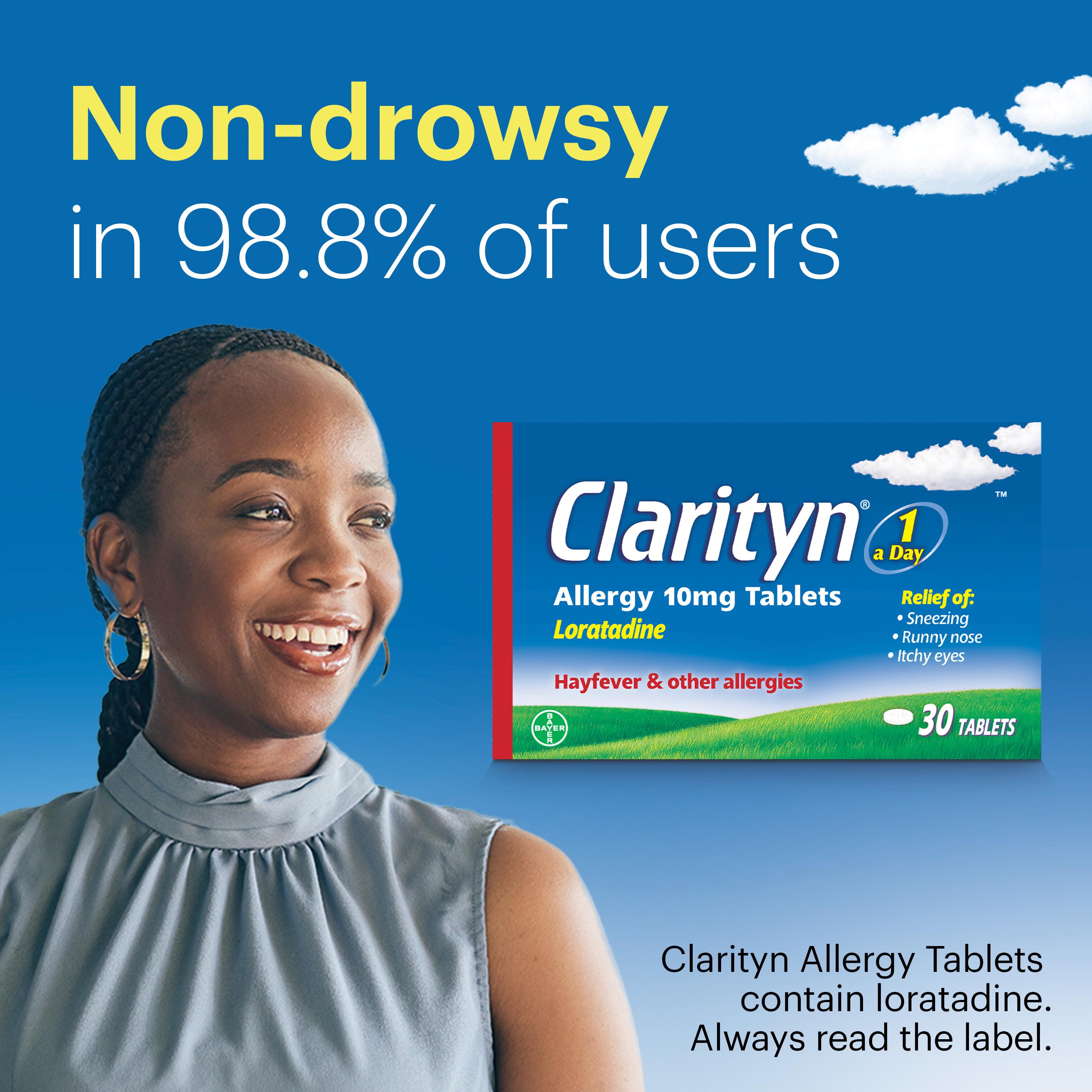Clarityn Allergy Hayfever Relief Tablets x30 thumbnail 6