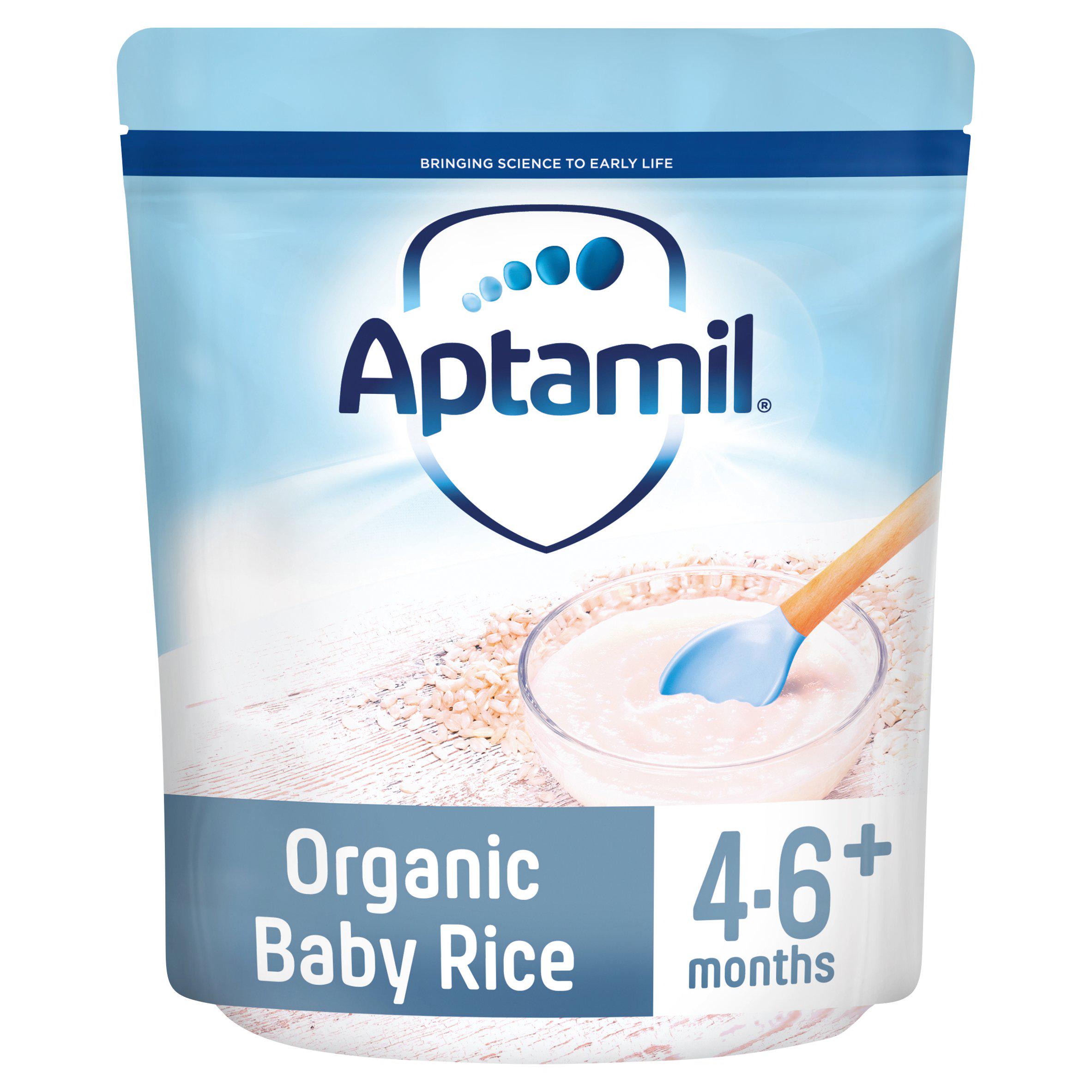 Aptamil Organic Baby Rice Cereal 4+ Months