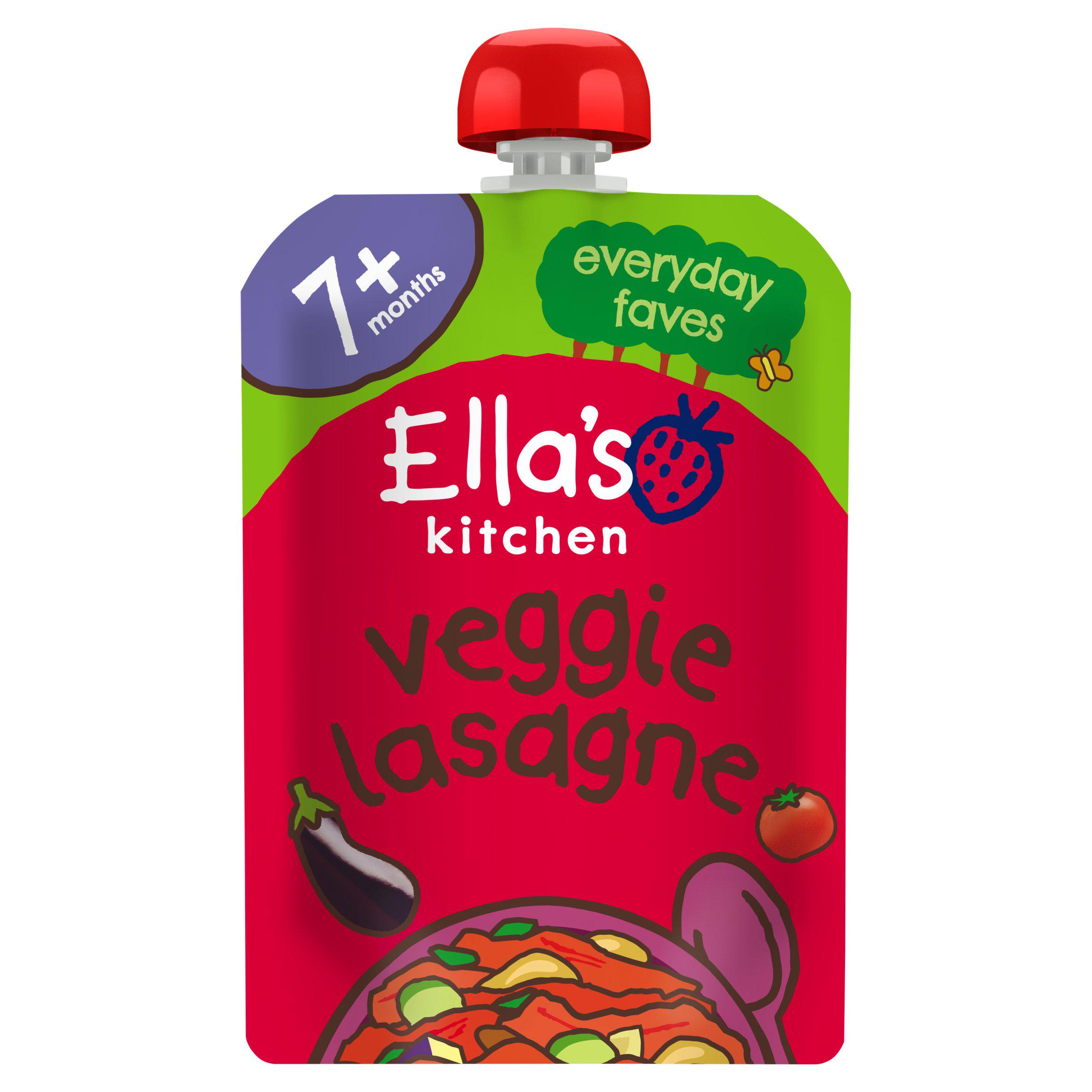 Ella's Kitchen Veggie Lasagne Baby Food Pouch 7+ Months