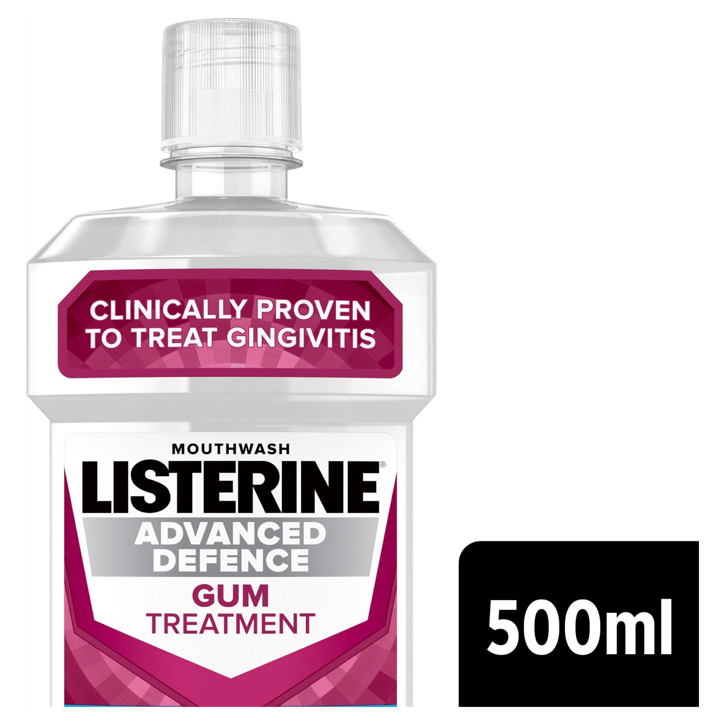 Listerine Advanced Defence Gum Treatment Mouthwash 500ml