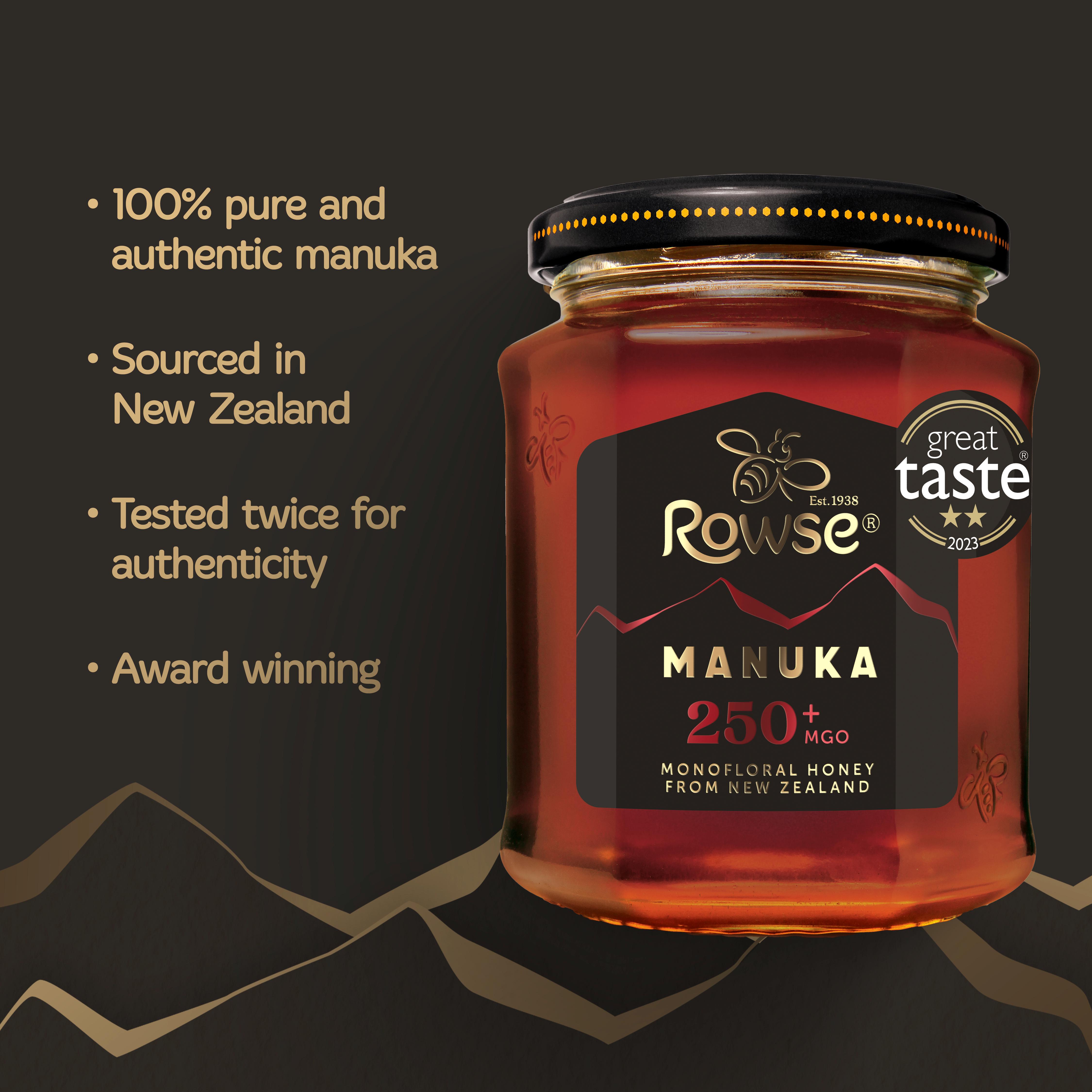Rowse Manuka 250+ MGO Honey 225g thumbnail 2