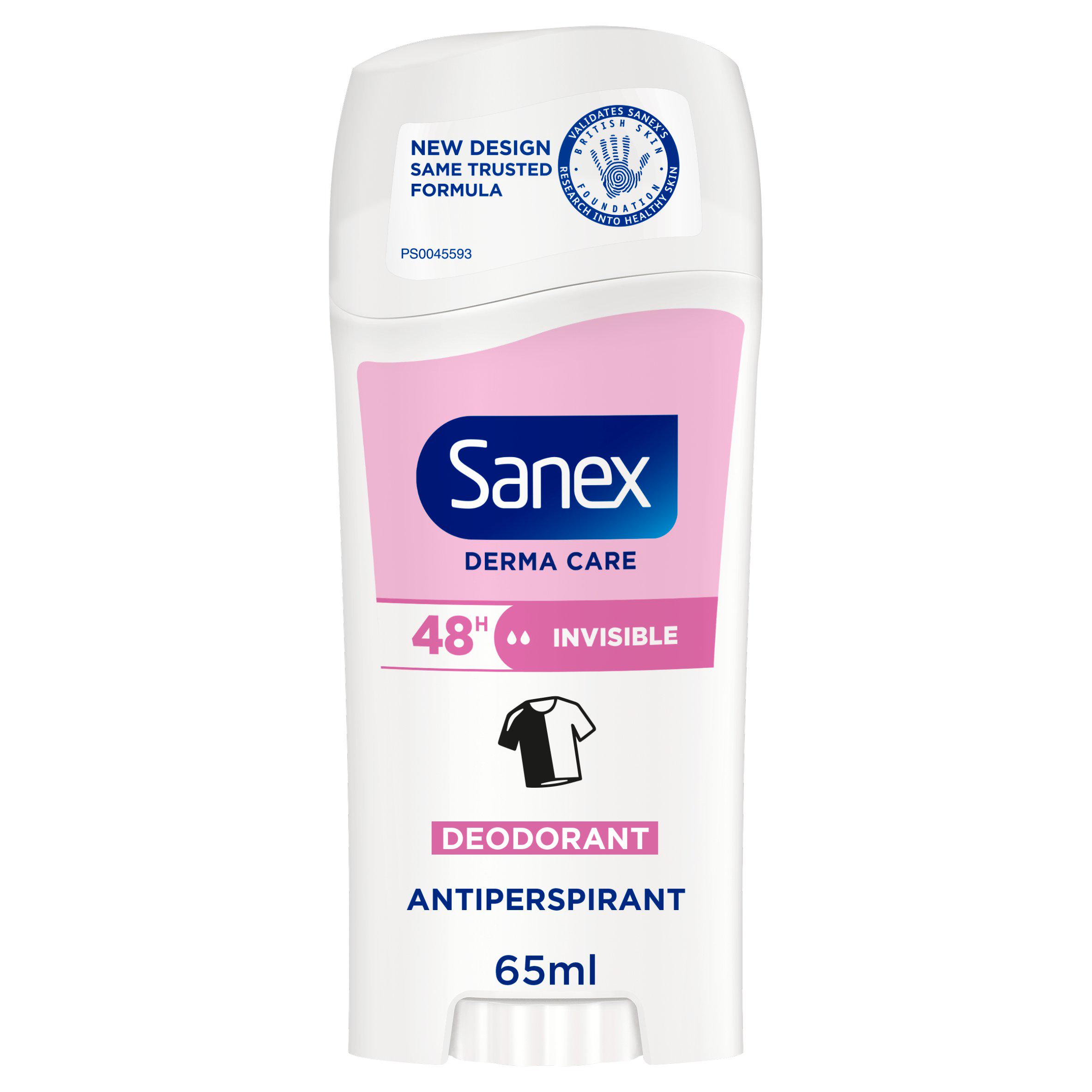 Sanex Dermo Invisible Deodorant Stick 24h Alcohol Free