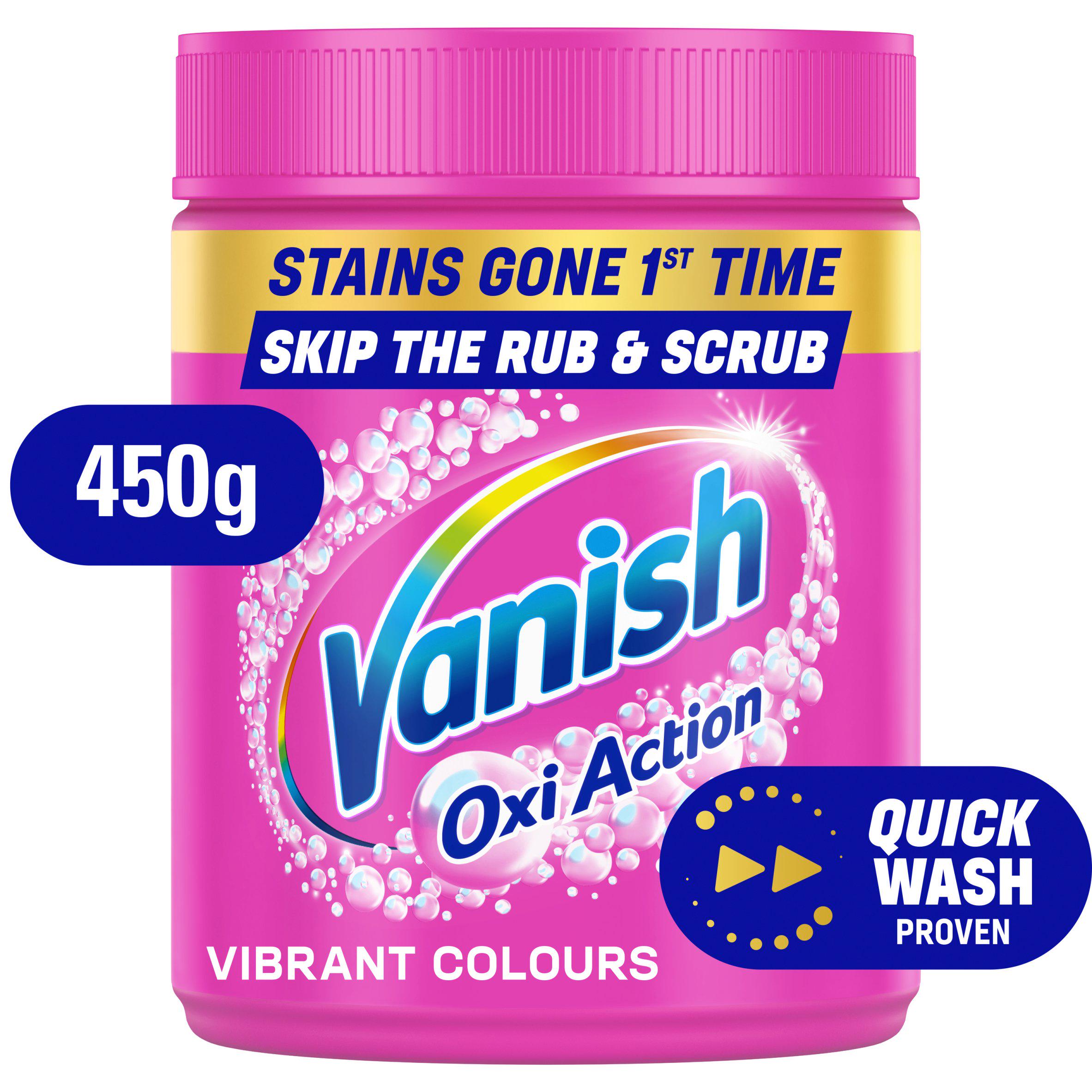 Vanish Oxi Action Fabric Stain Remover Powder Colours