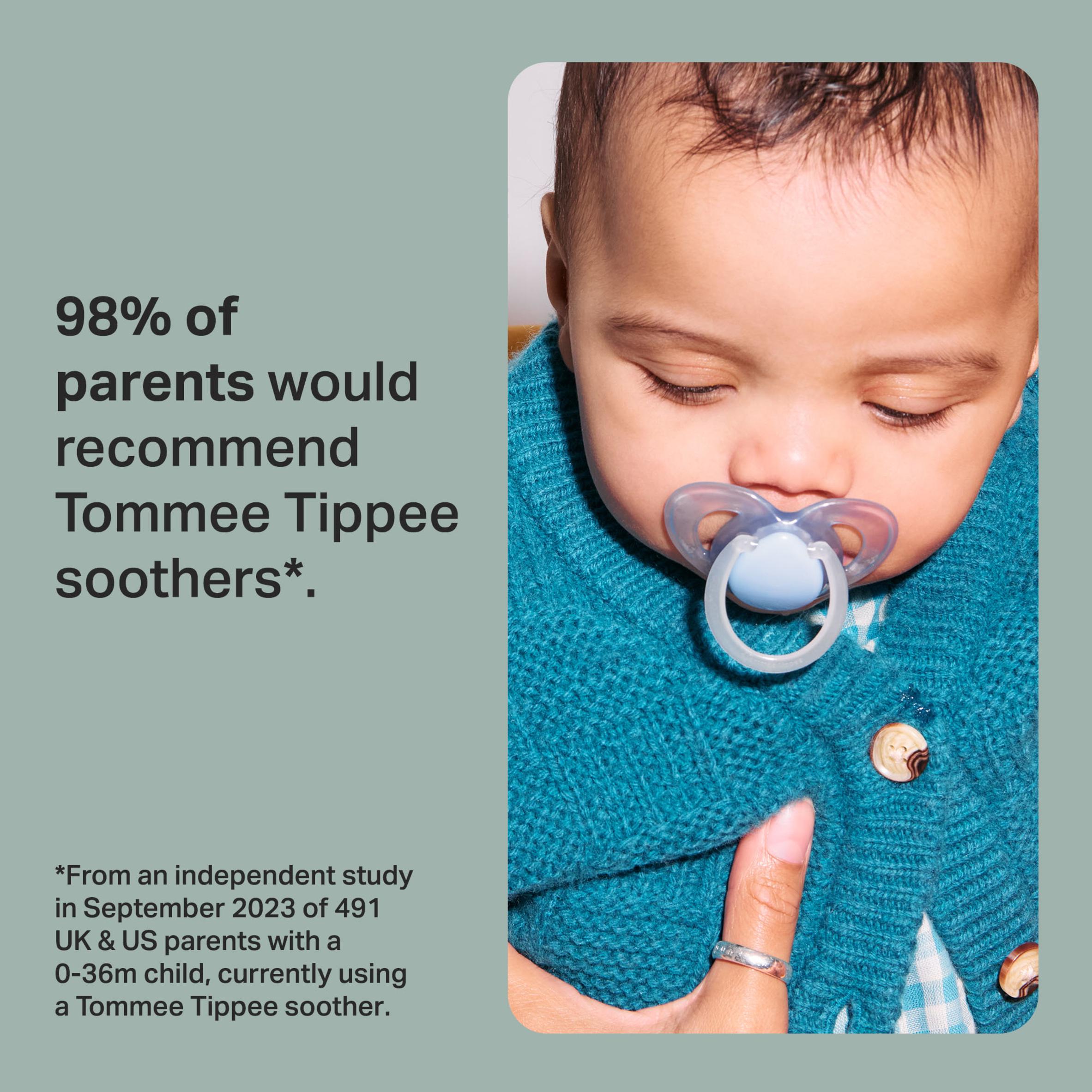 Tommee Tippee Closer To Nature Night Soother, 6-18 Months x2 thumbnail 3