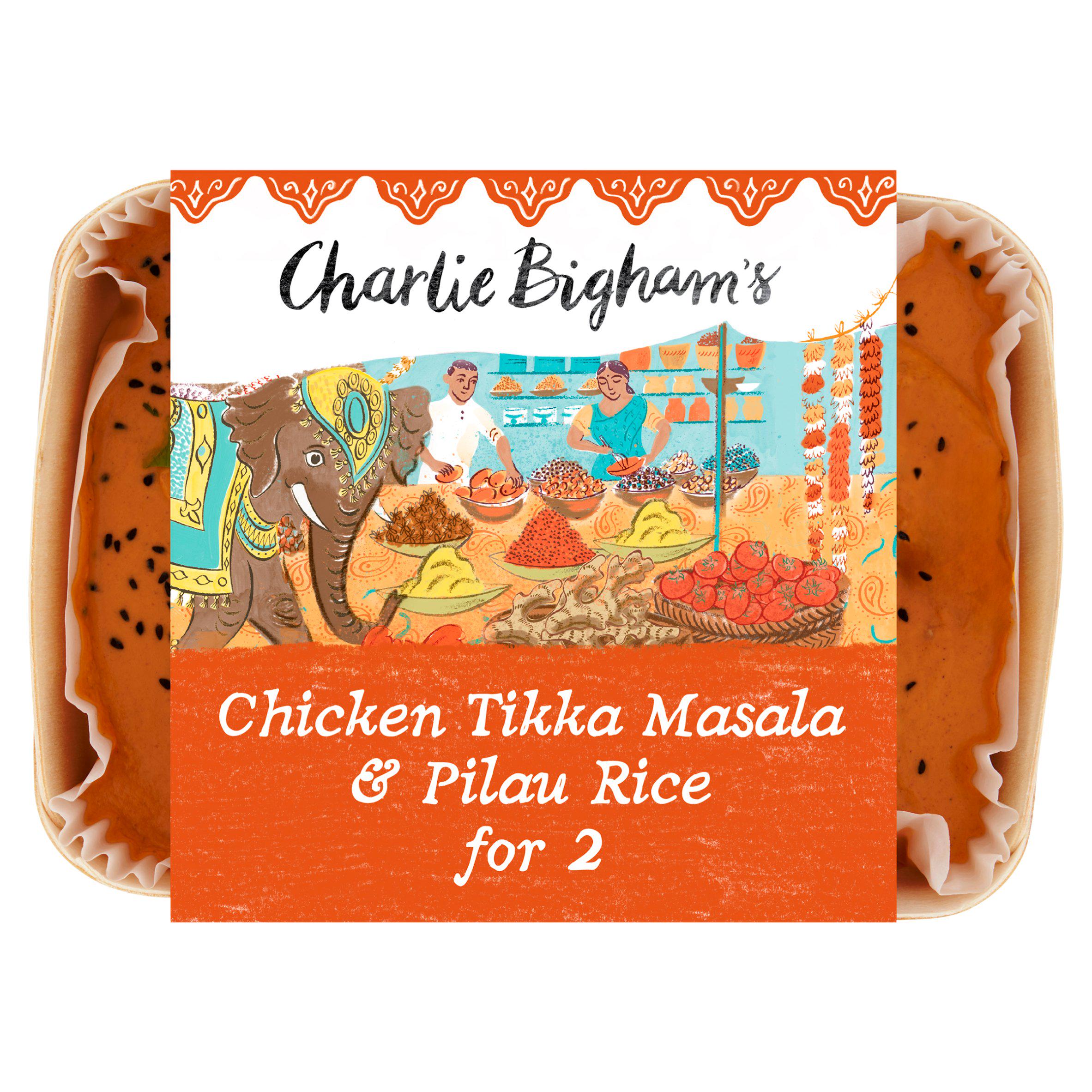 Charlie Bigham's Chicken Tikka Masala & Pilau Rice for 2