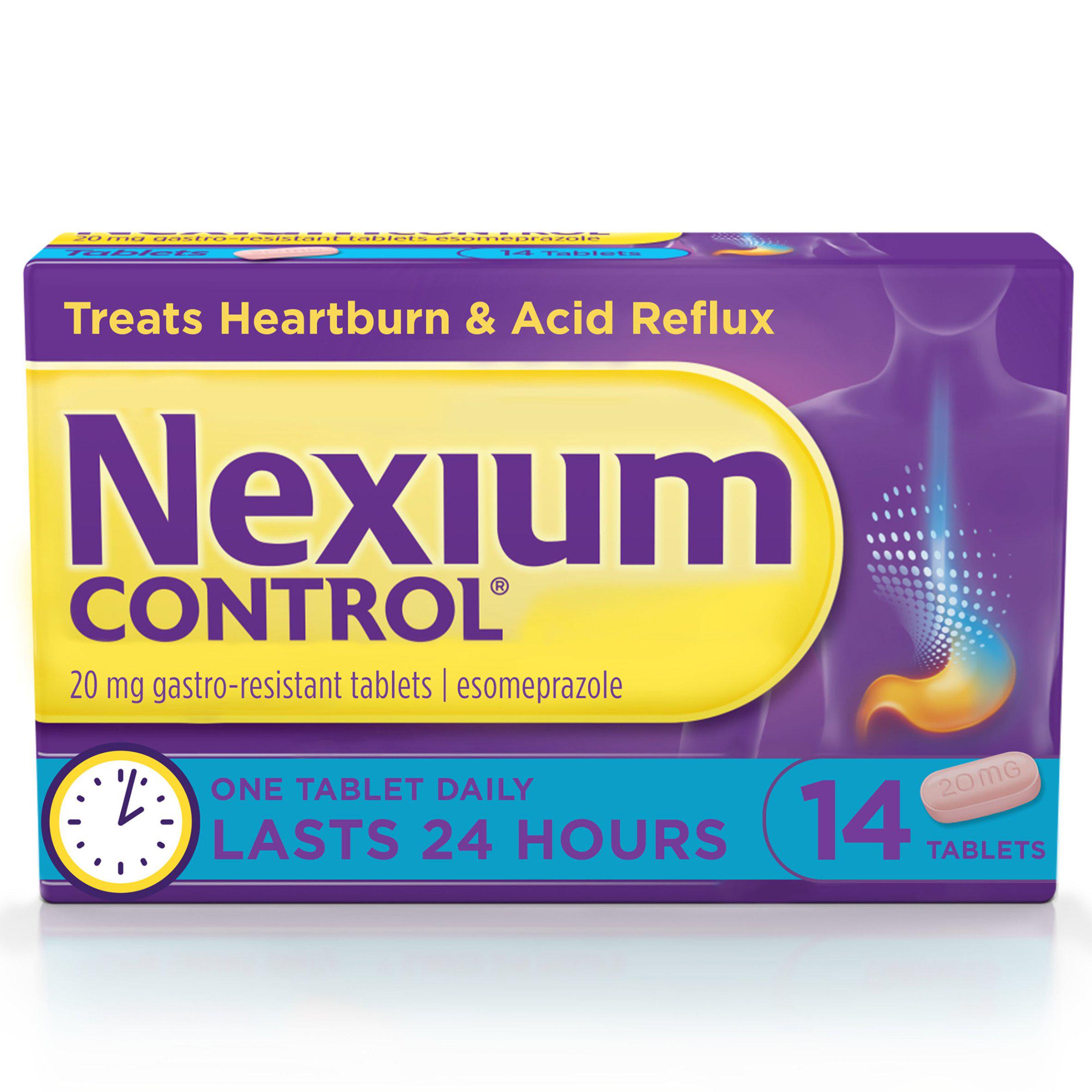 Nexium Control Heartburn & Indigestion 24 Hour Relief 20mg