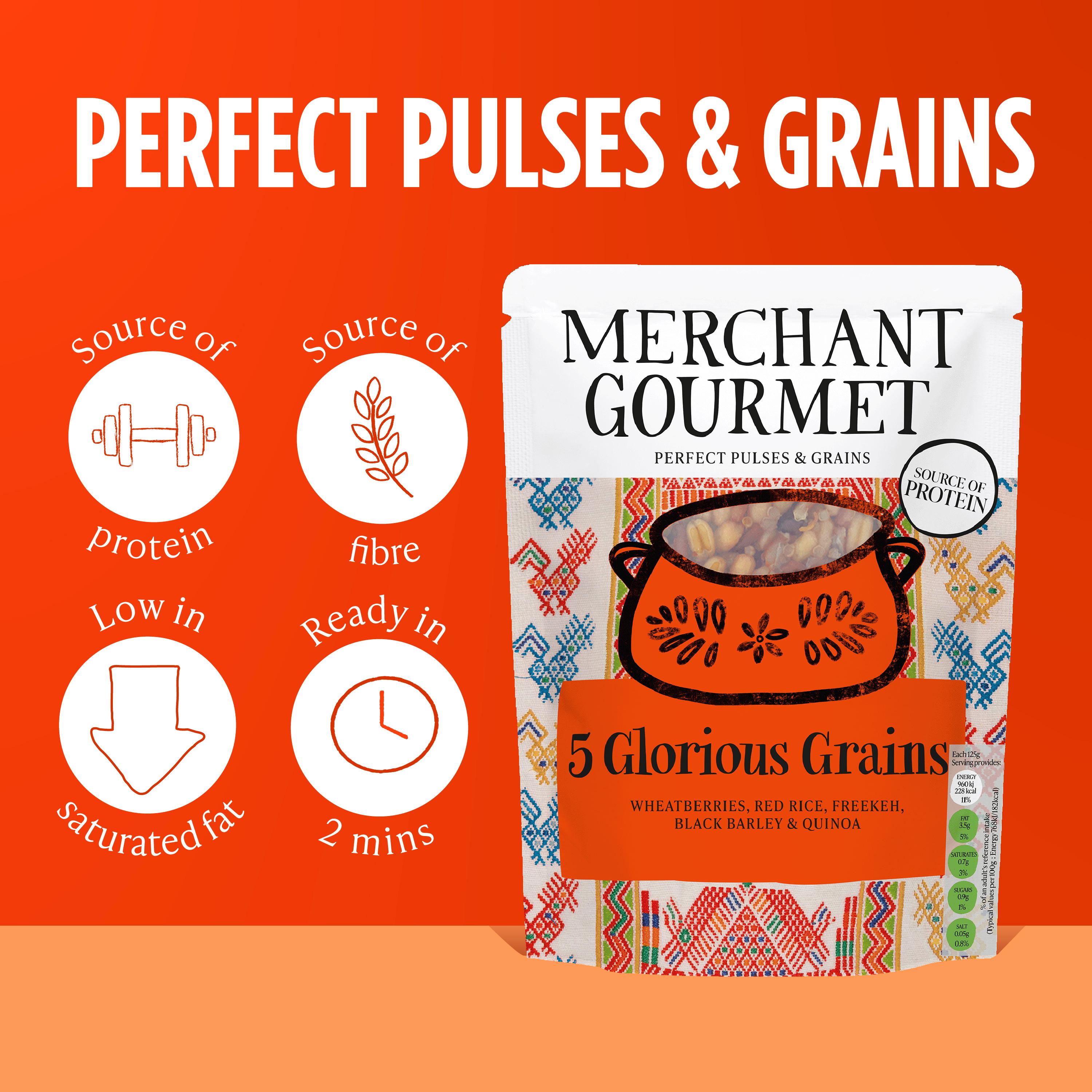 Merchant Gourmet Simply Cooked Glorious Grains with Red Rice & Quinoa 250g thumbnail 3