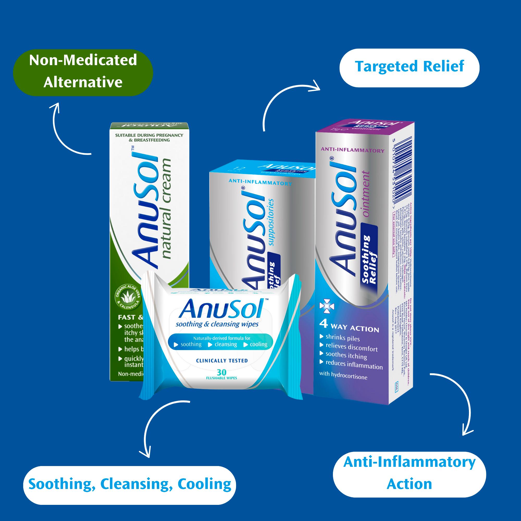 Anusol Soothing Relief Ointment for Haemorrhoids & Piles Treatment 15g thumbnail 4