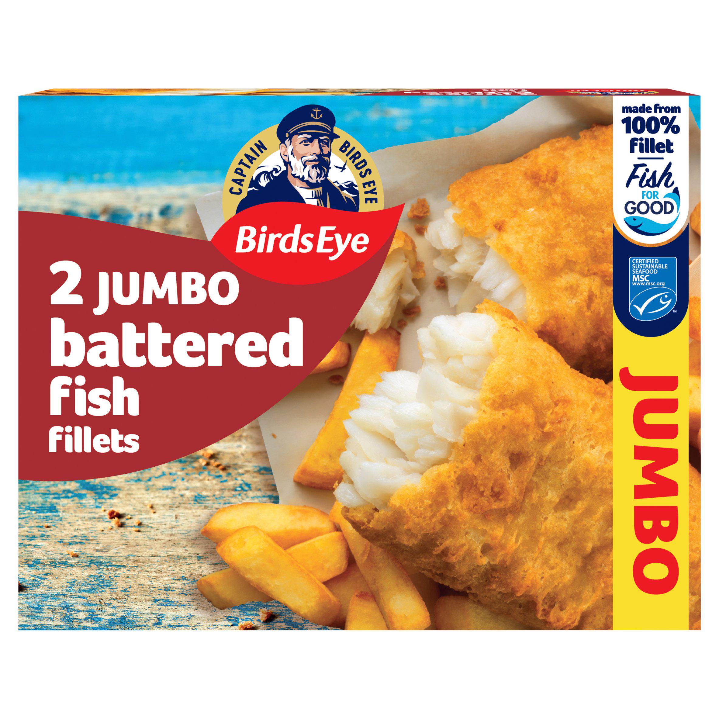 Birds Eye Jumbo Battered Fish Fillet