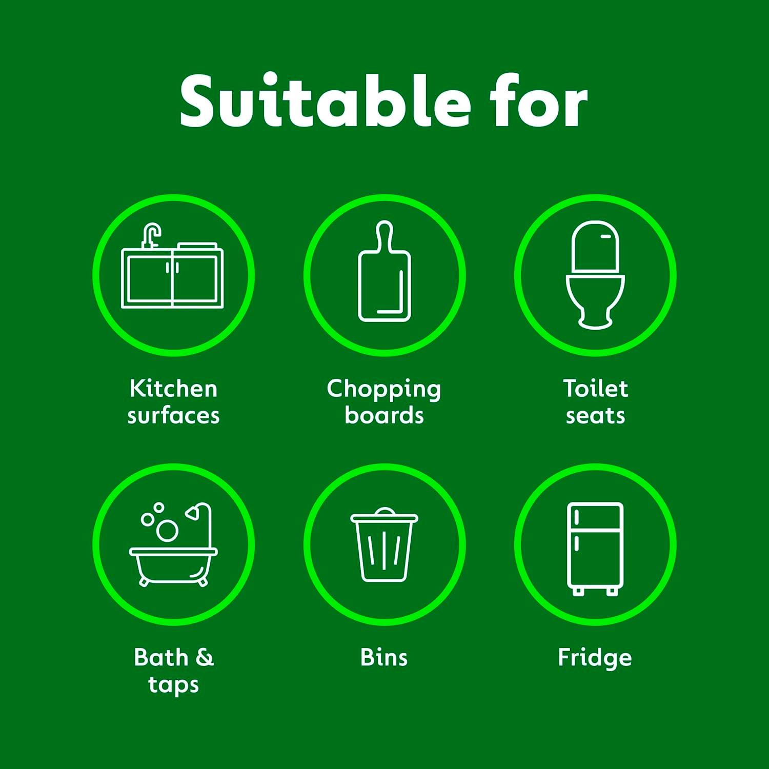 Dettol Antibacterial Multi Surface Cleaning Wipes 72s thumbnail 5