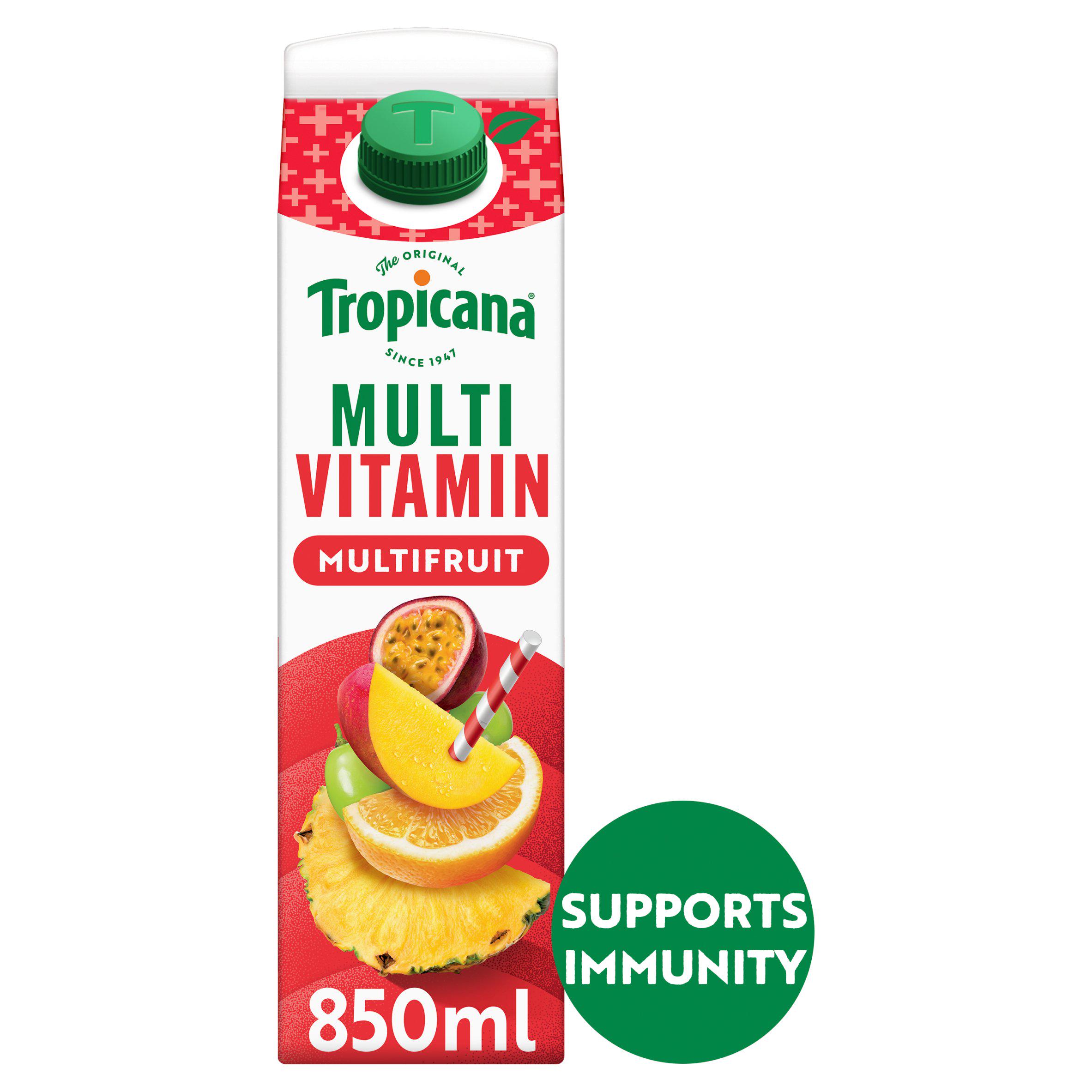 Tropicana Multivitamin Multifruit Fruit Juice 850ml
