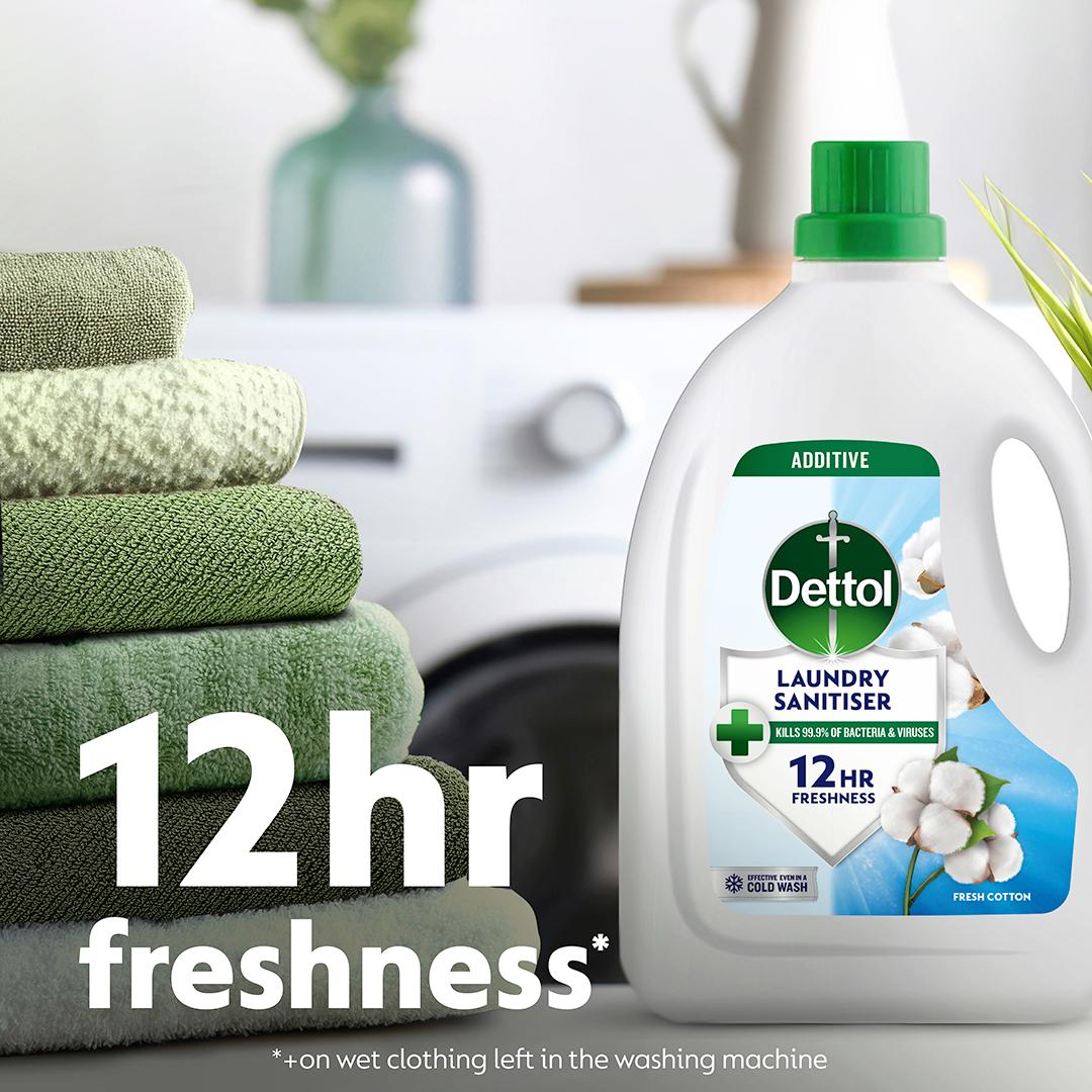 Dettol Antibacterial Laundry Cleanser Cotton Breeze 2.5L thumbnail 5