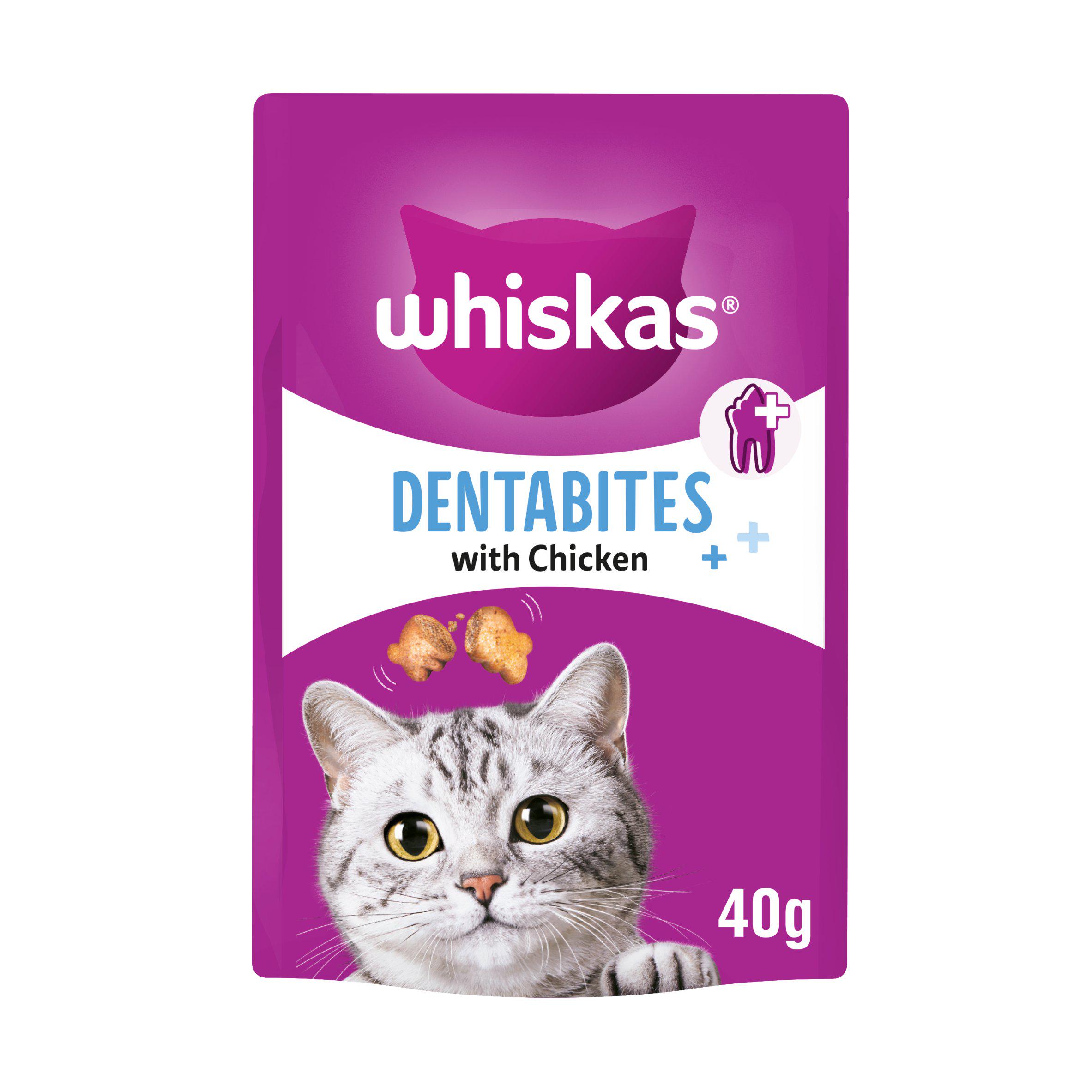 Dentabites Adult Cat Dental Treat Biscuits with Chicken
