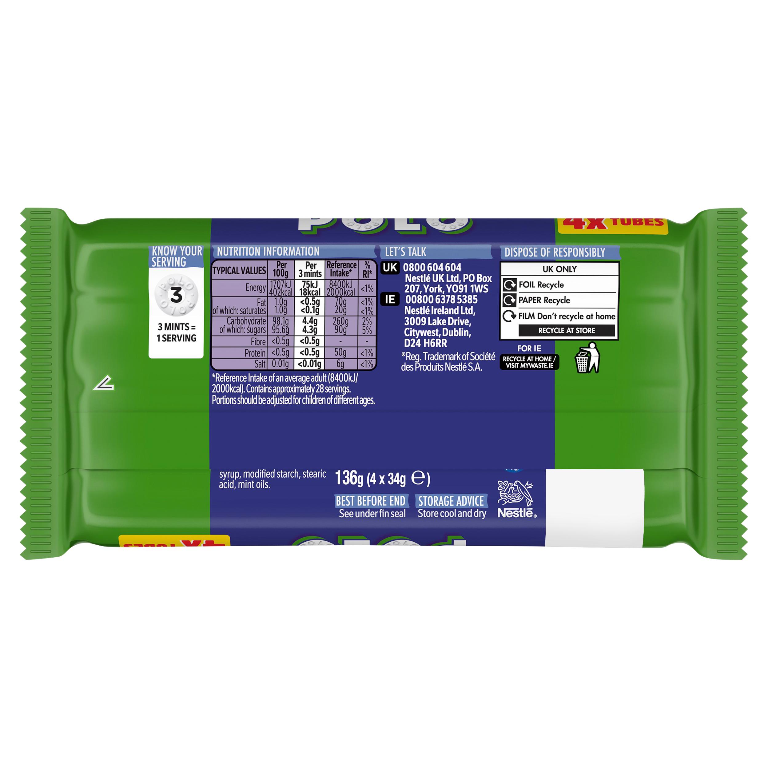 Polo Original Mints Roll Multipack x4 34g thumbnail 3
