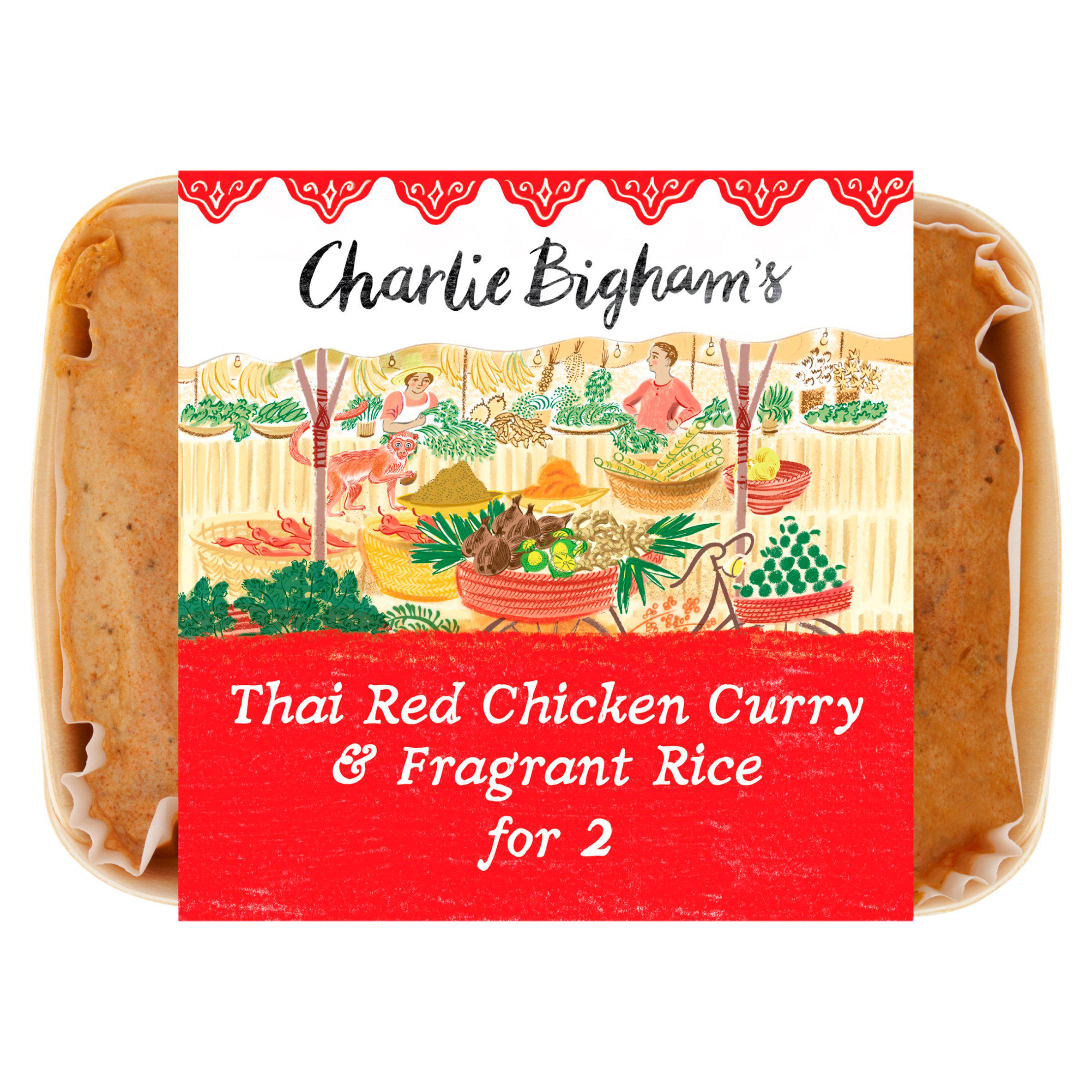 Charlie Bigham's Thai Red Chicken Curry & Fragrant Rice for 2