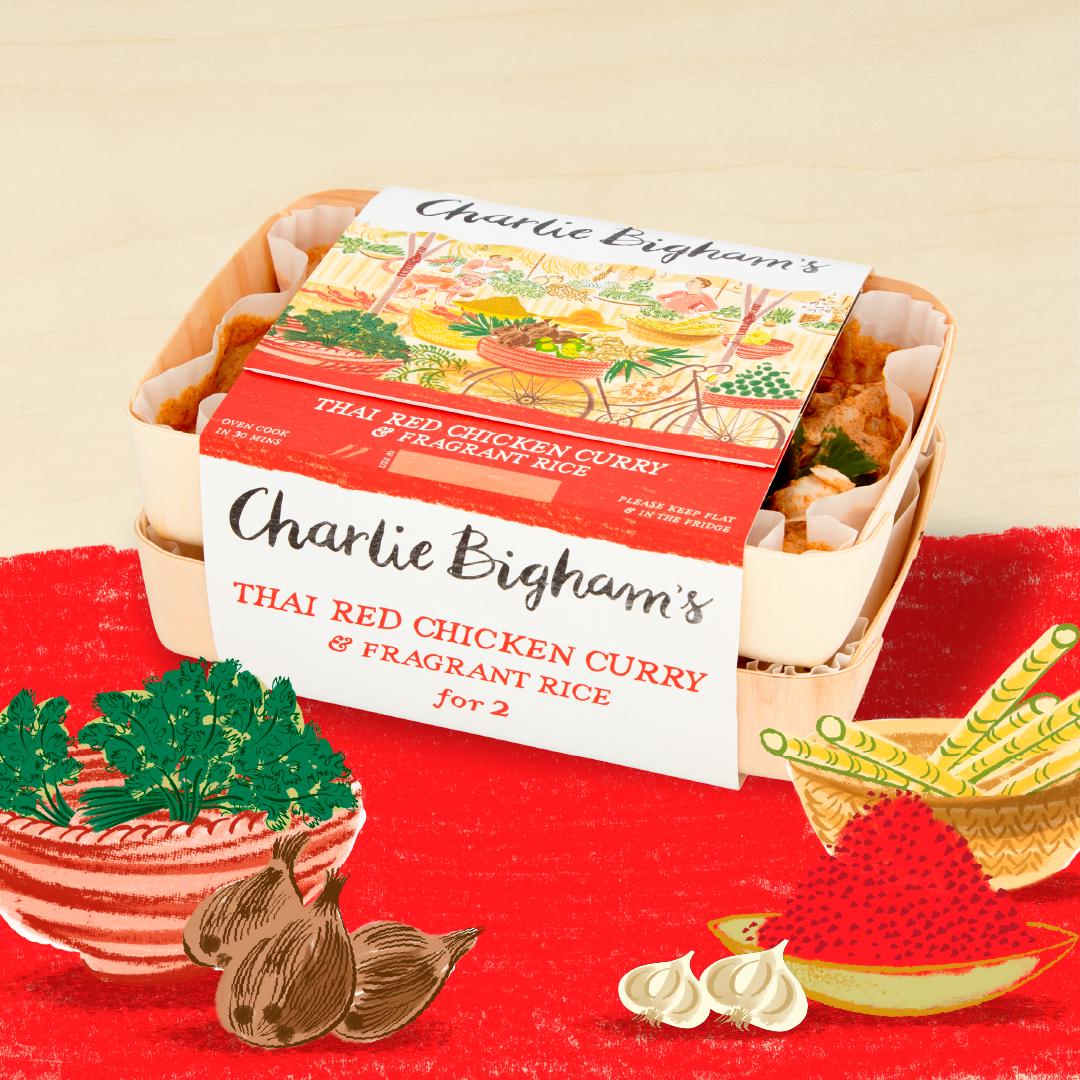 Charlie Bigham's Thai Red Curry 835g (Serves 2) thumbnail 2