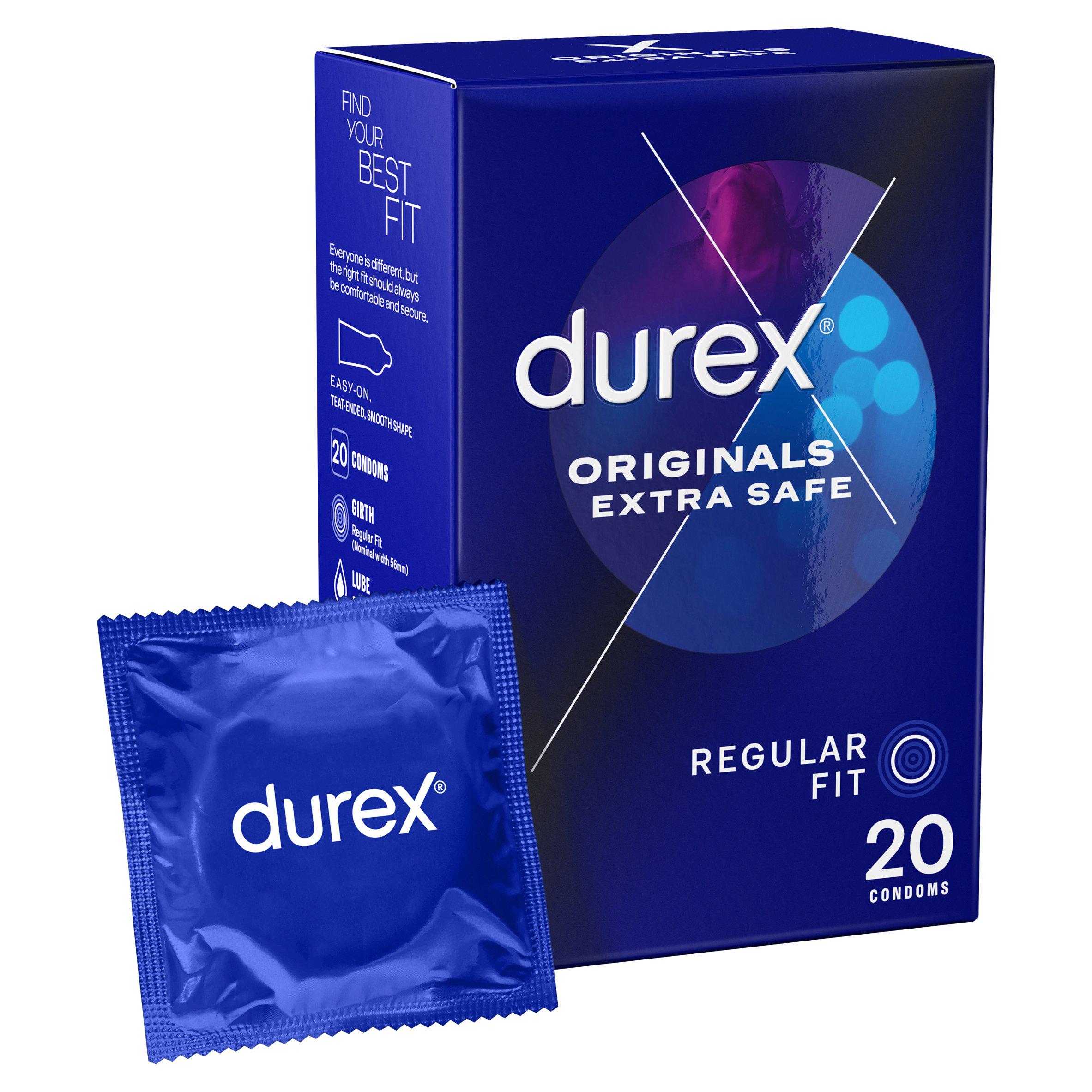 Durex Originals Extra Safe Condoms Regular Fit