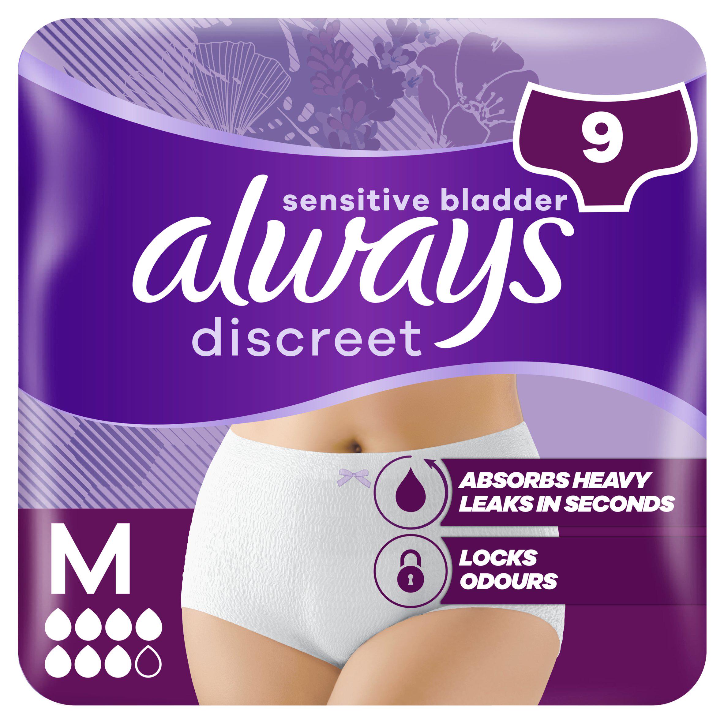 Always Discreet Incontinence Pants Plus M