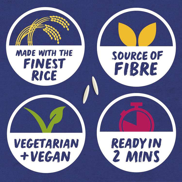 Tilda Microwave Rice Wholegrain Basmati & Wild 250g thumbnail 2