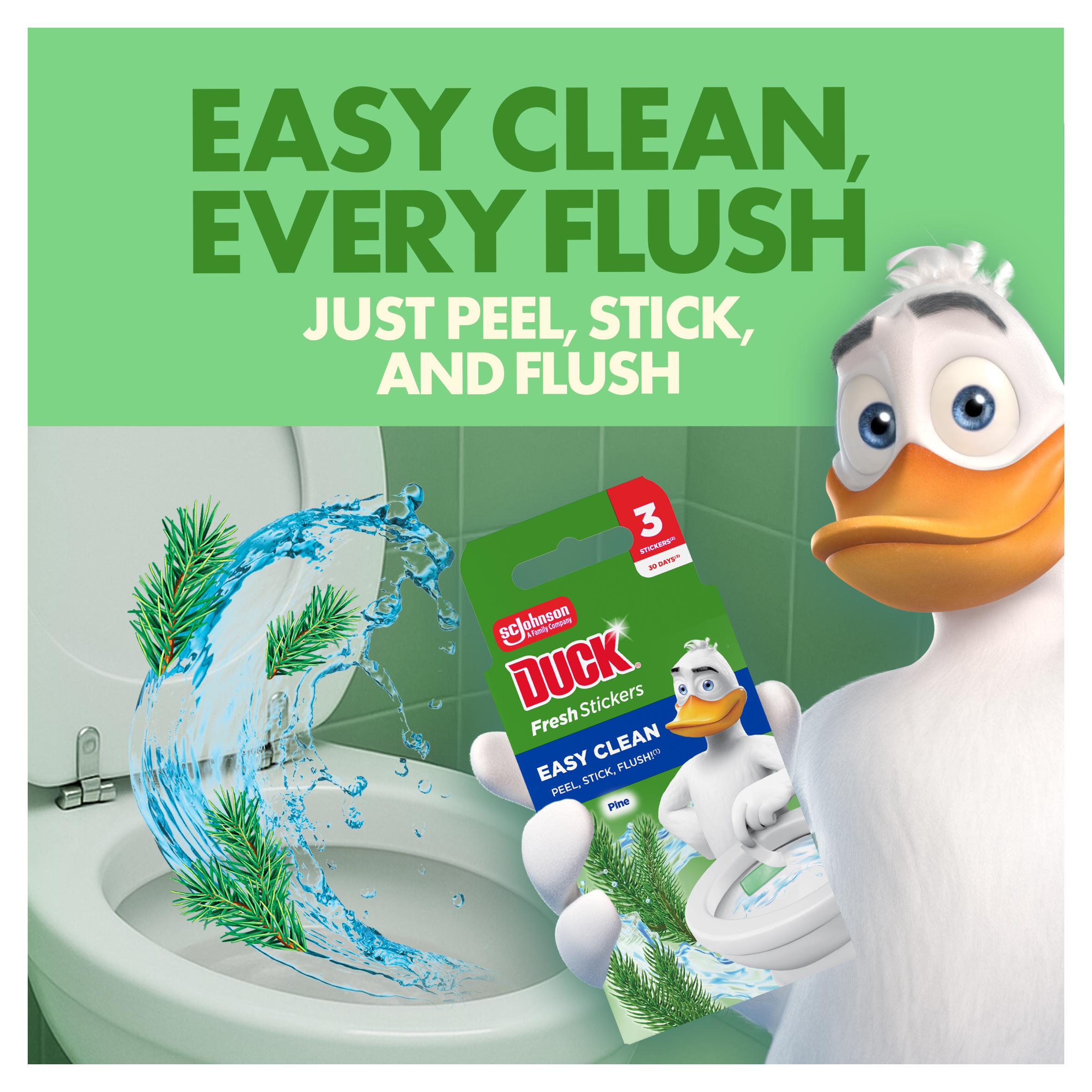 Duck Pine Toilet Cleaner Fresh Strips x3 thumbnail 2