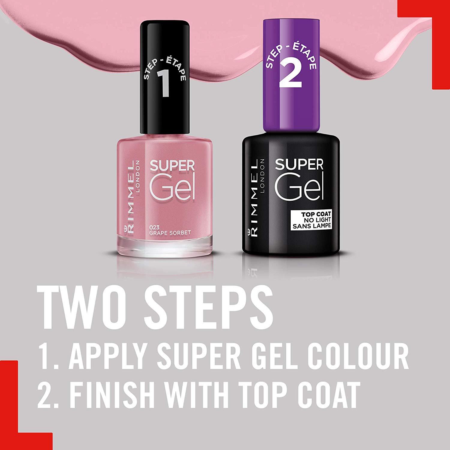 Rimmel Super Gel Grape Sorbet Nail Polish thumbnail 2