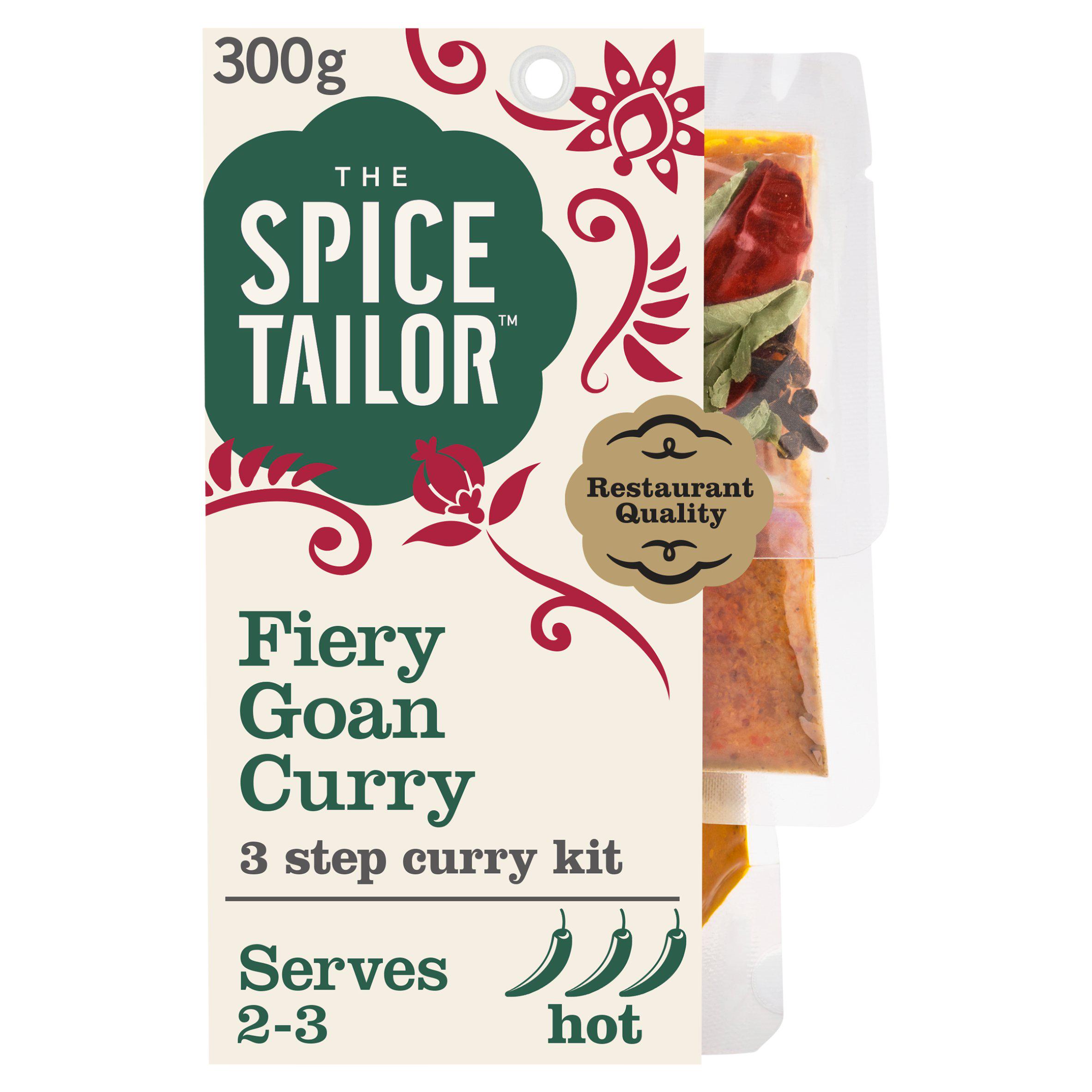 The Spice Tailor Fiery Indian Curry Sauce Kit
