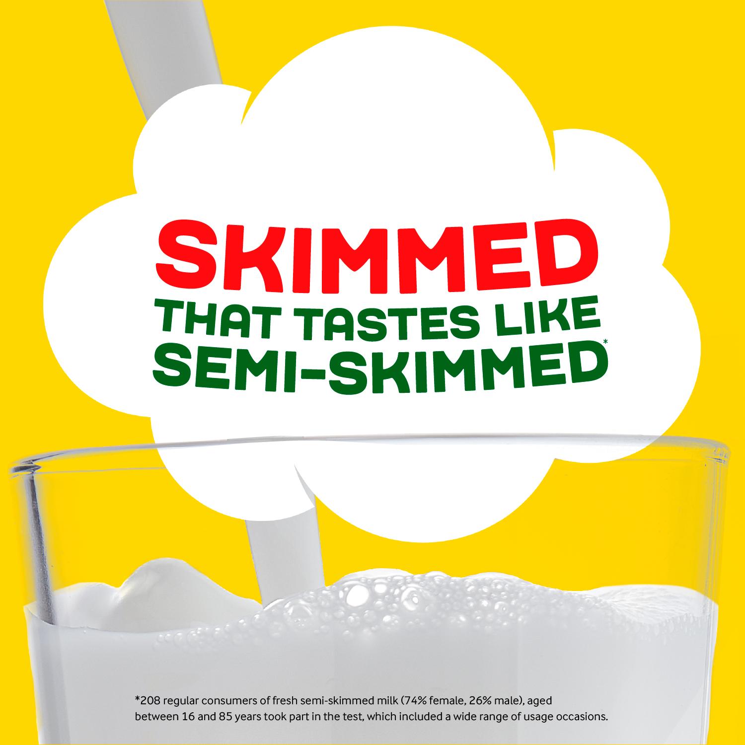 Arla Bob Skimmed Milk Tastes like Semi Skimmed 2L thumbnail 2