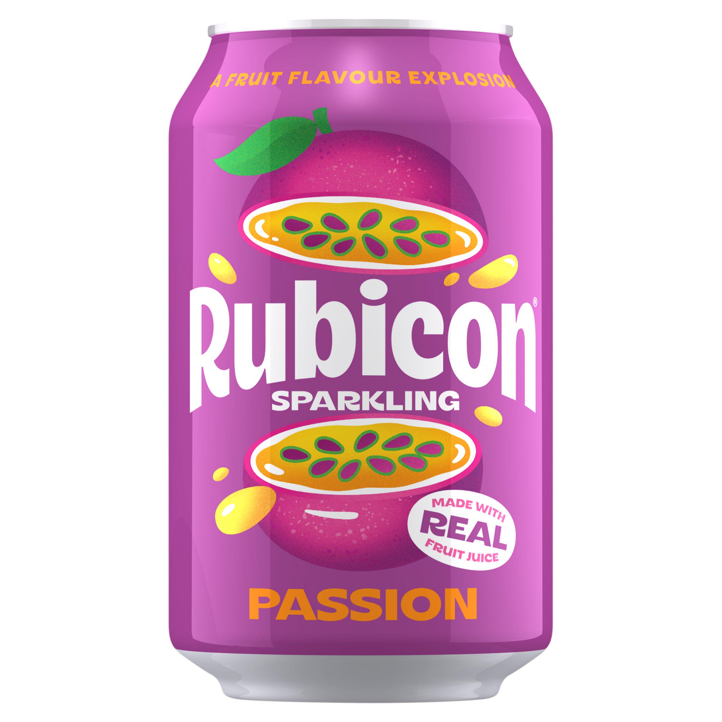 Rubicon Sparkling Passion Fruit Juice Soft Drink