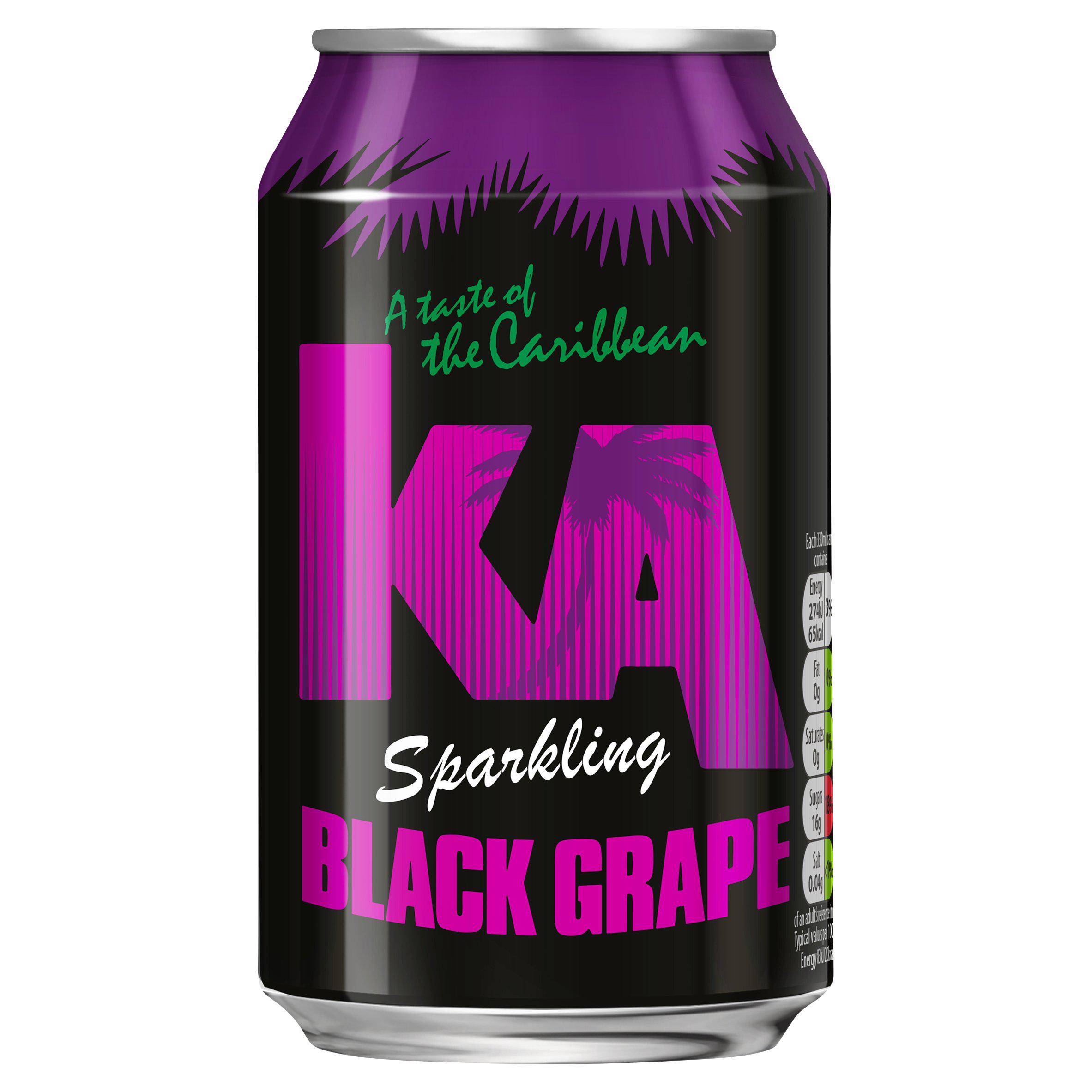 KA Sparkling Black Grape Juice Soft Drink