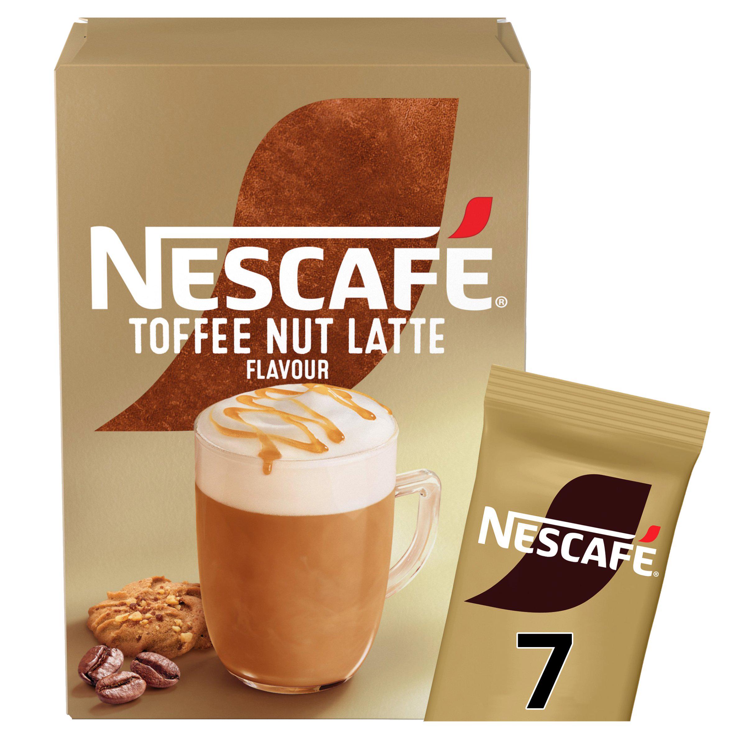 Nescafe Toffee Nut Latte Instant Coffee 8 Sachets