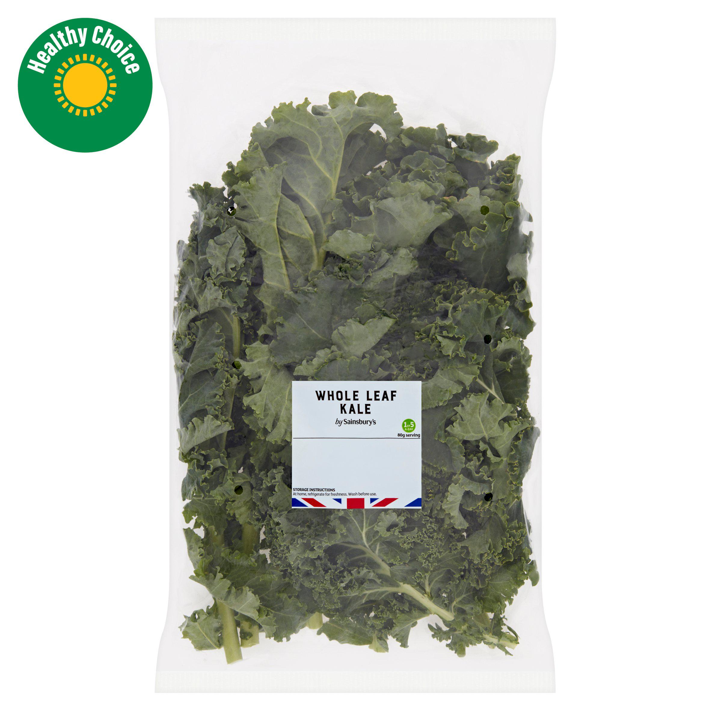 Sainsbury's Whole Leaf Kale 250g