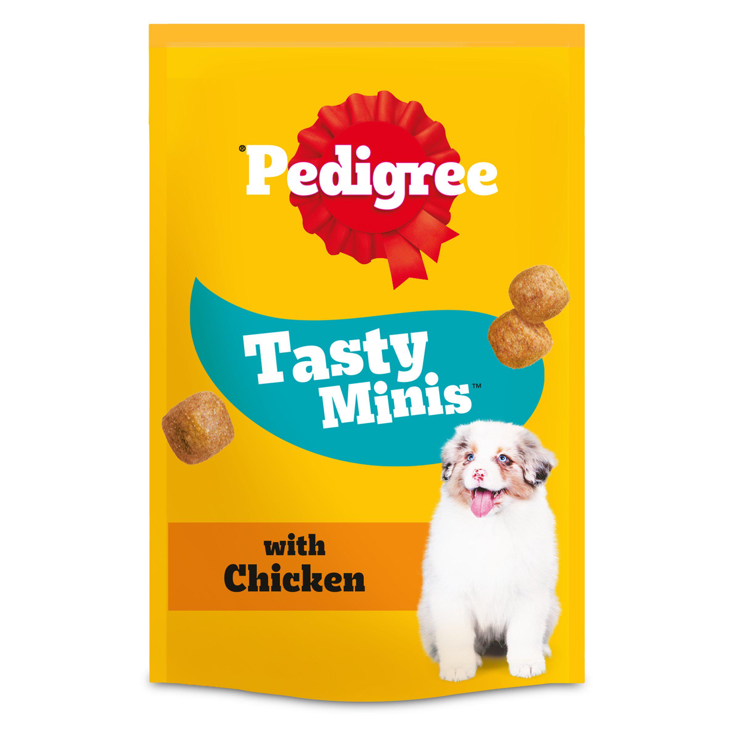 Pedigree Tasty Minis Puppy Dog Treats Chicken Chewy Cubes