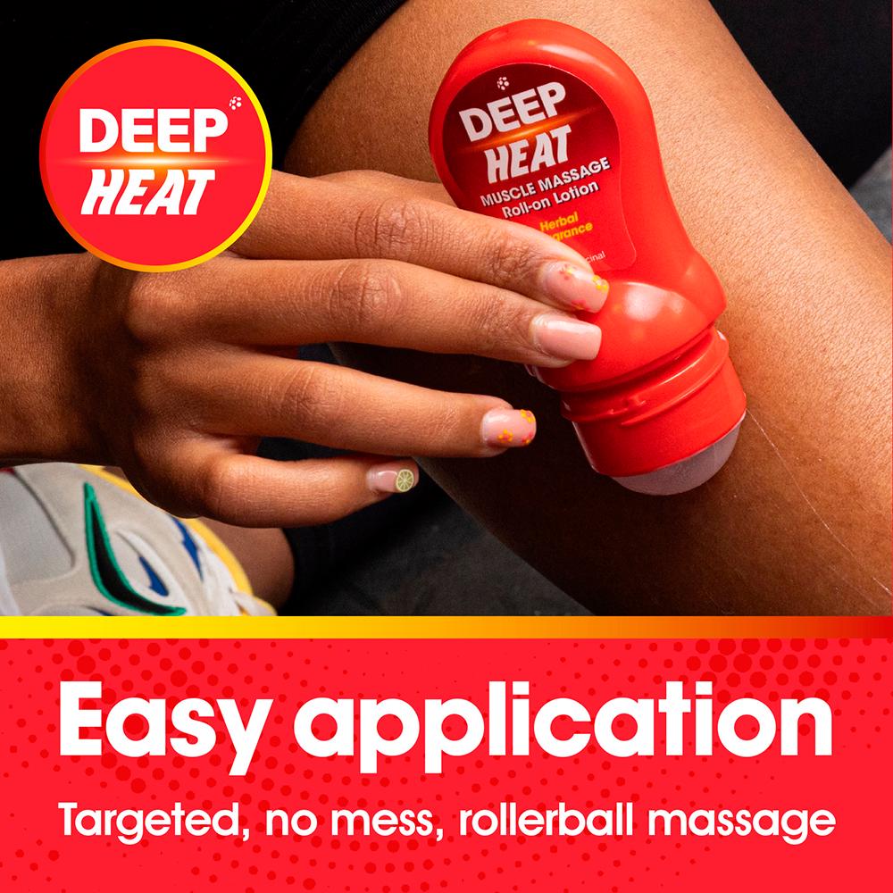 Deep Heat Muscle Massage Roll-on Lotion 50ml thumbnail 3