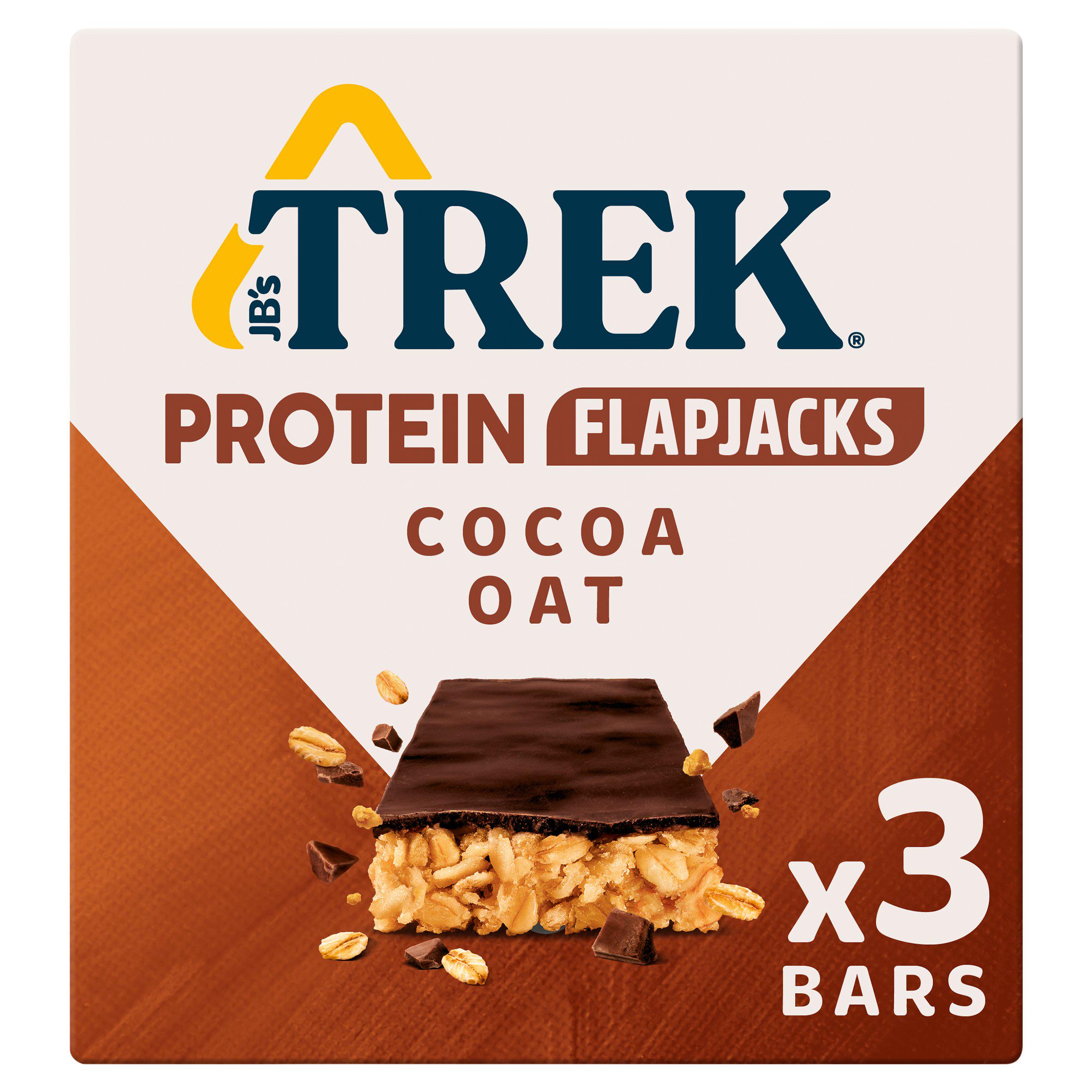 TREK Cocoa Oat Protein Flapjacks Multipack