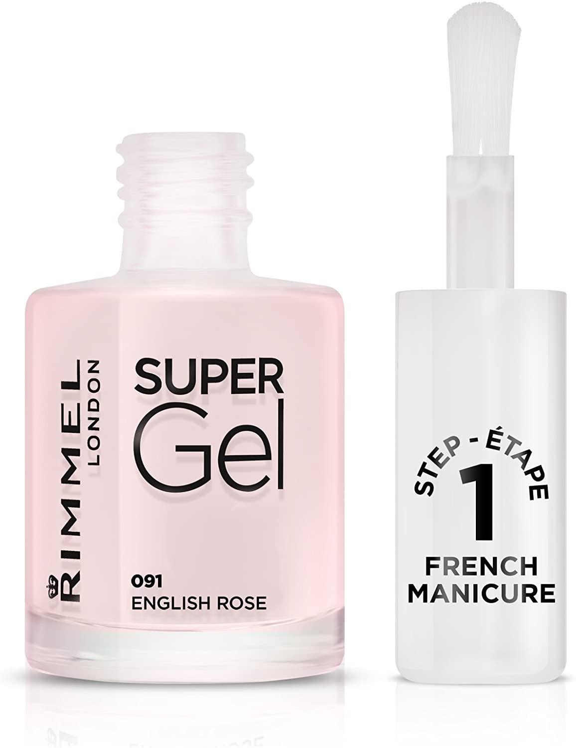 Rimmel London Super Gel French Manicure 091 English Rose 12ml thumbnail 2