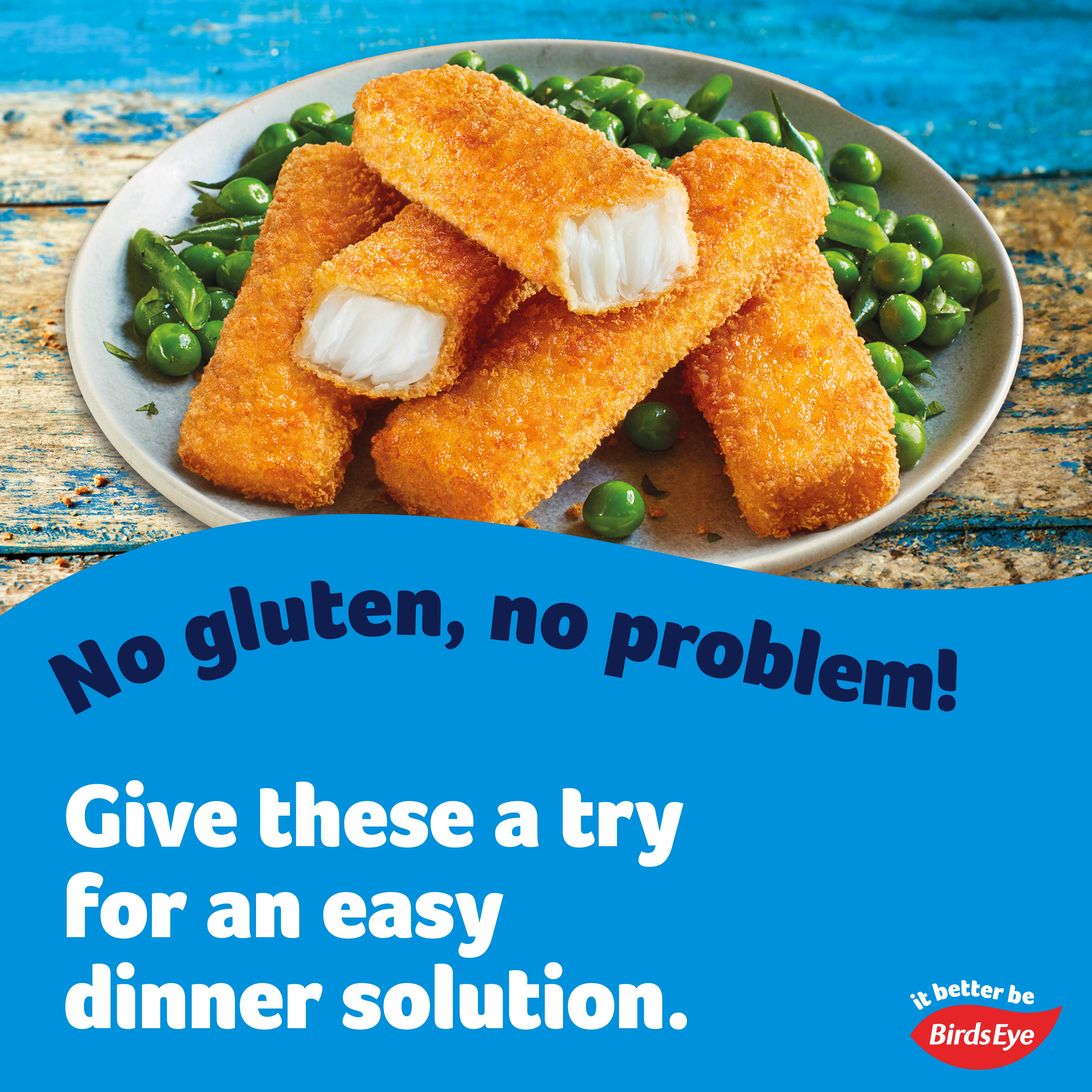 Birds Eye Gluten Free Breaded Fish Fingers x12 360g thumbnail 2