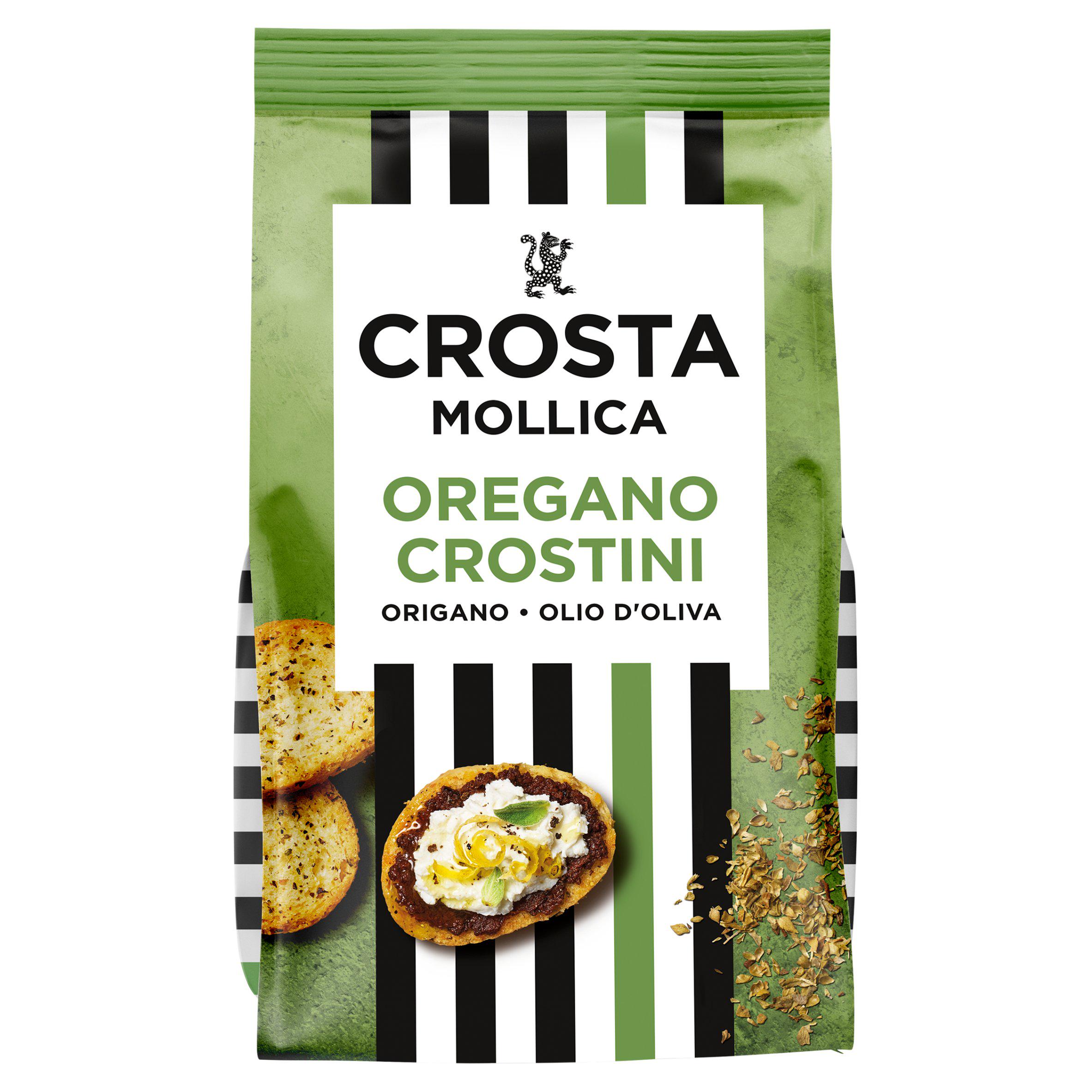 Crosta & Mollica Oregano Crostini Toasted Bread