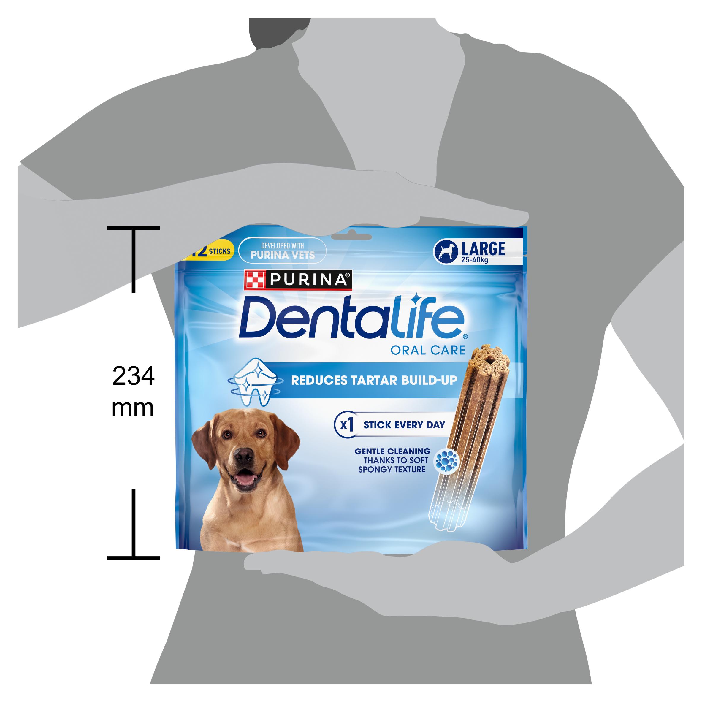 Dentalife Large Dental Chicken Dog Chews Sticks x12 thumbnail 2