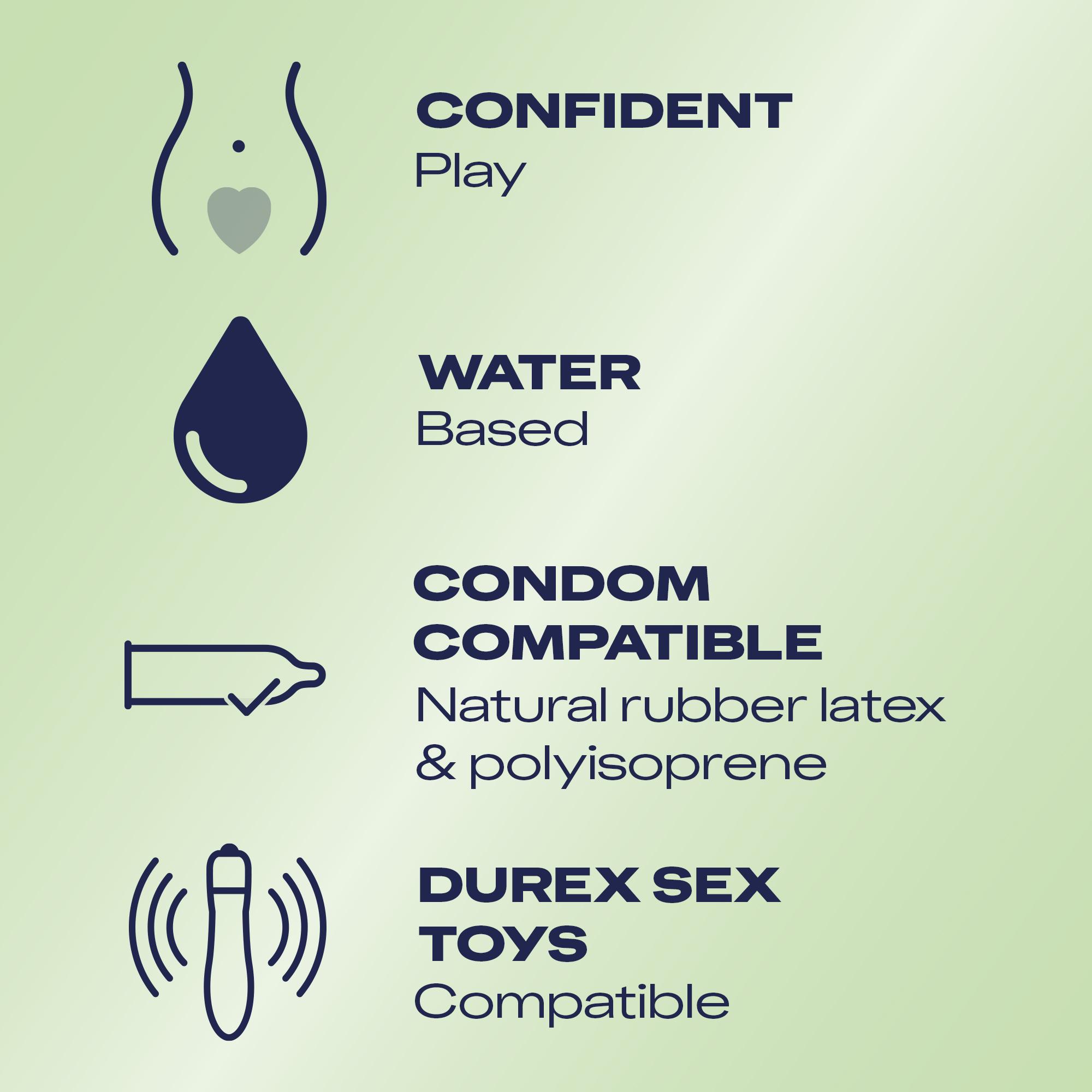 Durex Naturals Intimate Water Base Lubricant 100ml thumbnail 3