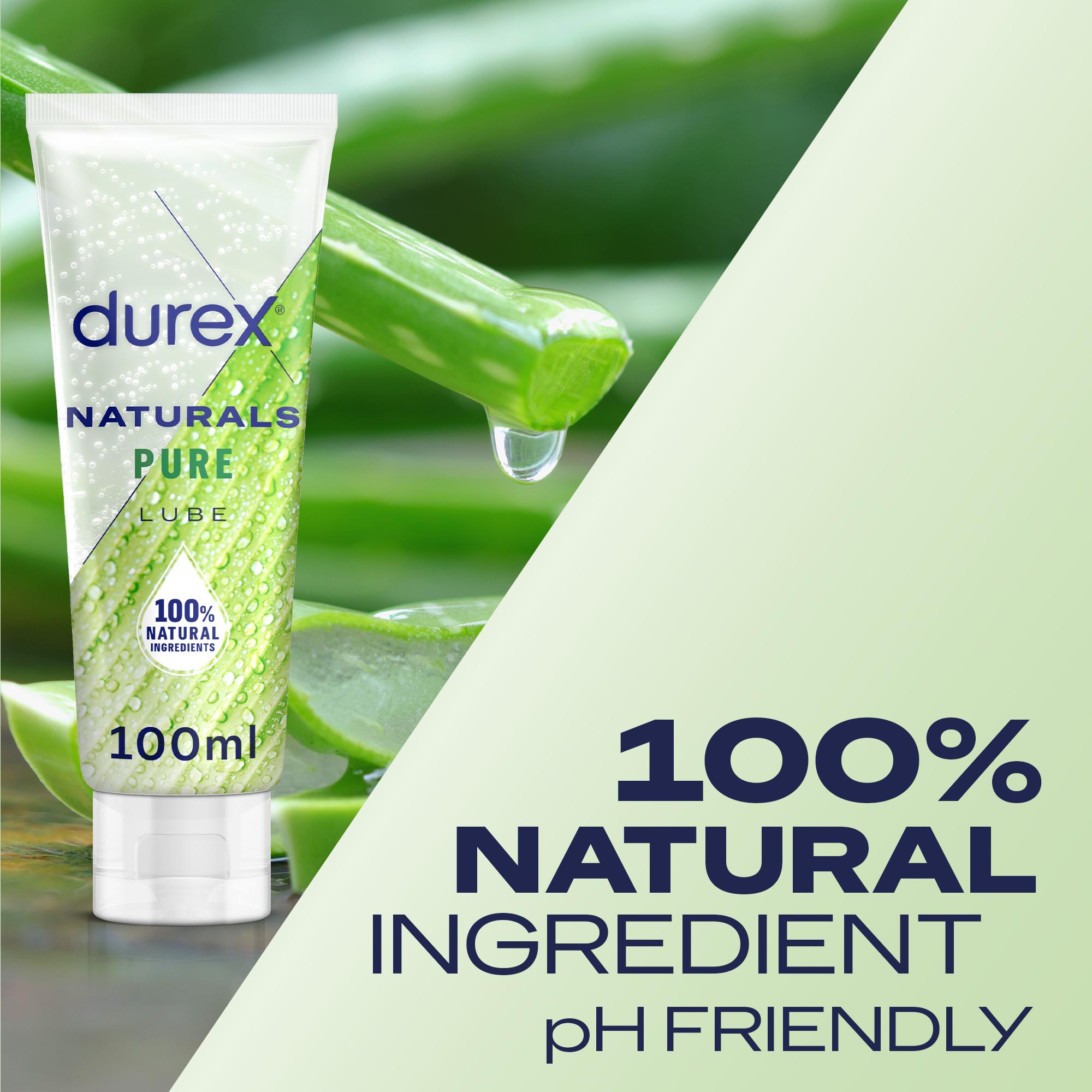 Durex Naturals Intimate Water Base Lubricant 100ml thumbnail 4