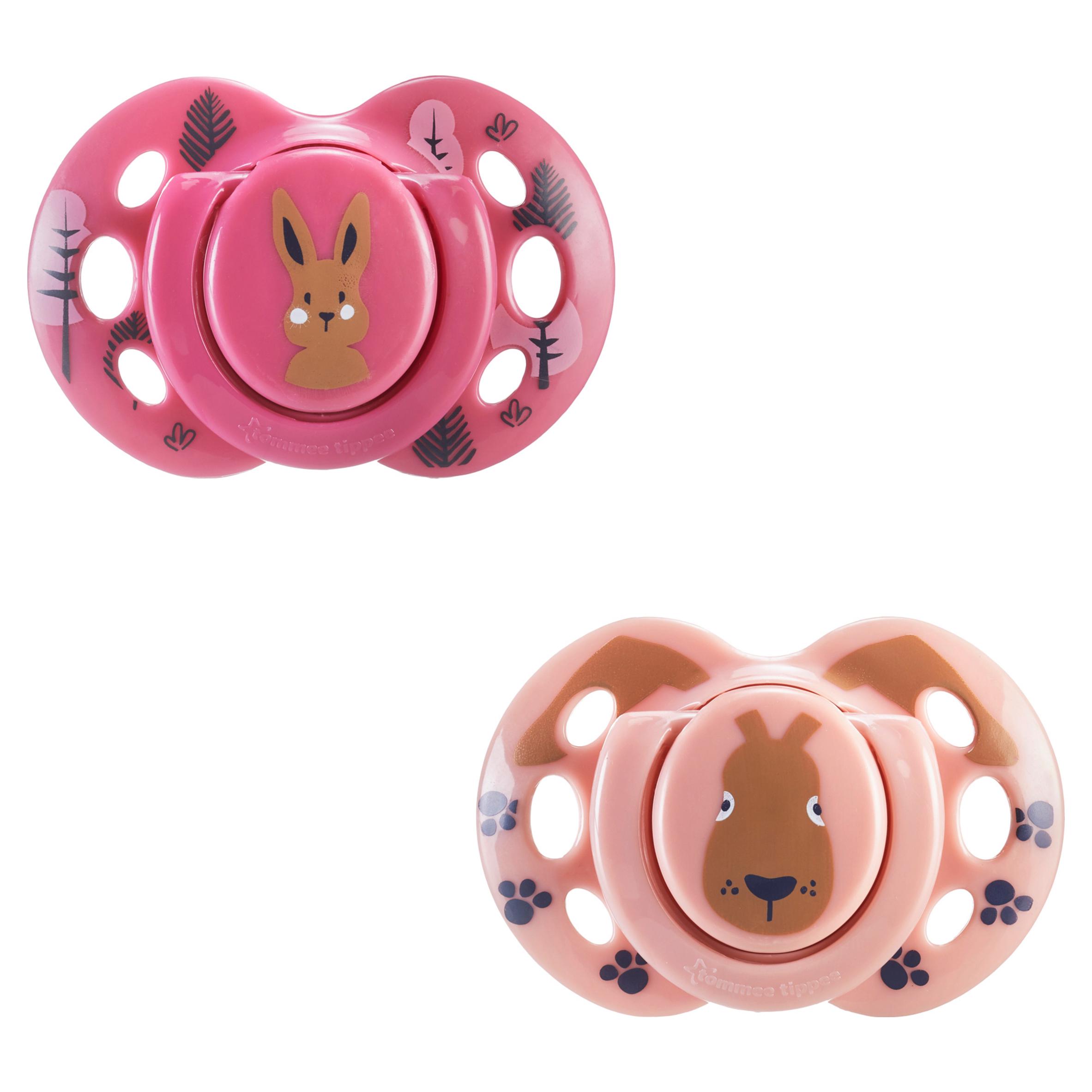 Tommee Tippee Closer to Nature Fun Style 2 Orthodontic Soothers