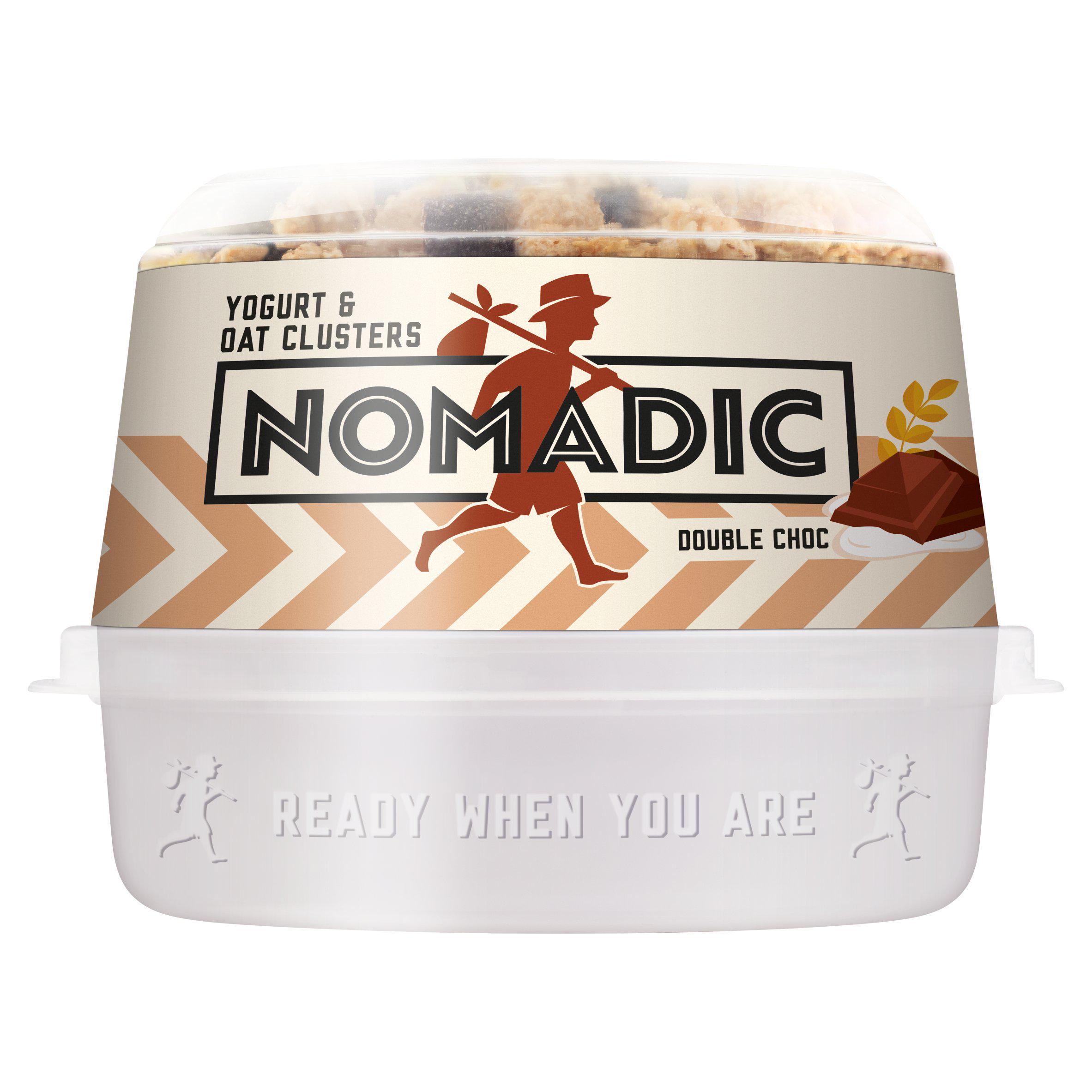 Nomadic Yogurt & Oat Clusters - Double Choc 169g