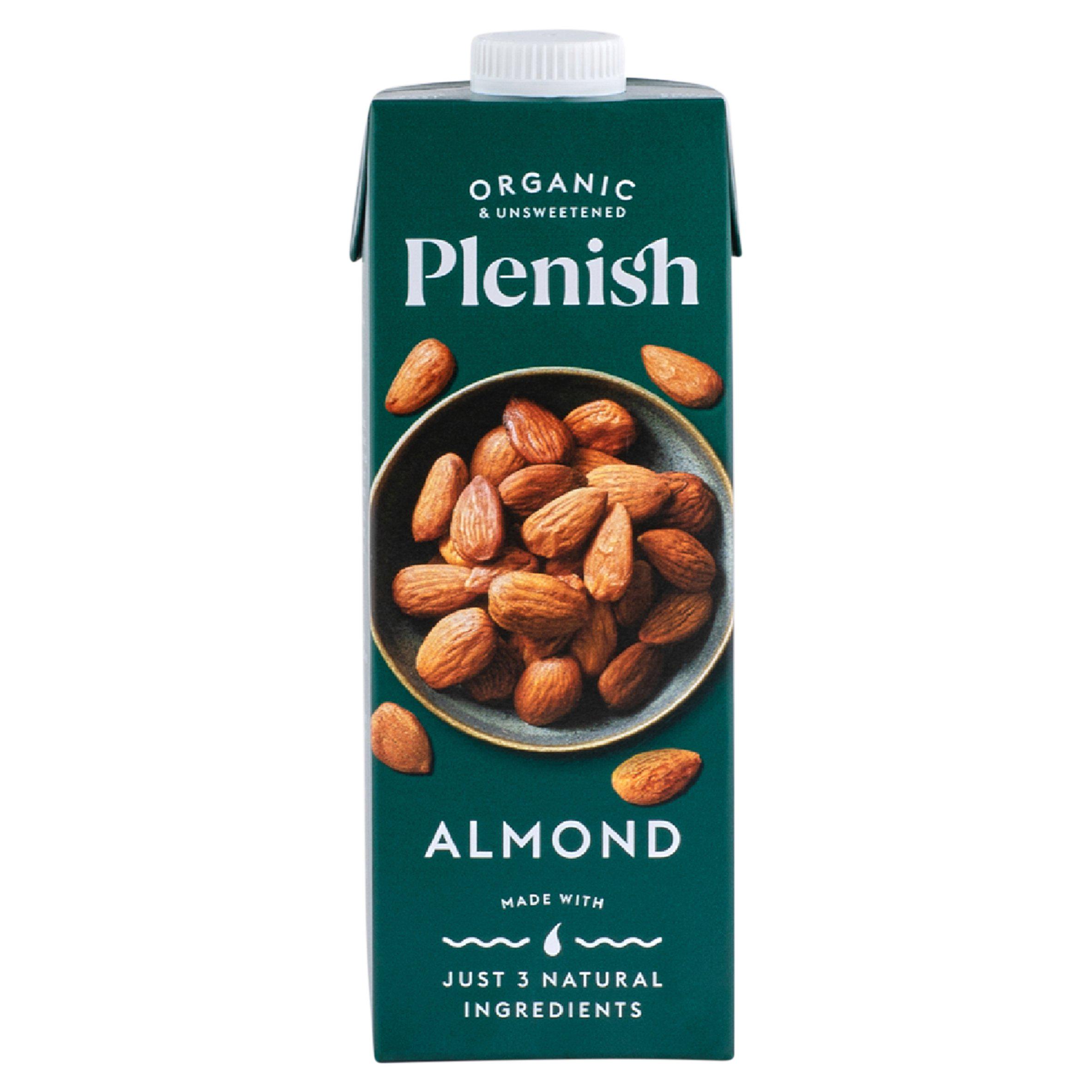 Plenish 1L Chilled Dairy Free Organic Almond Drink