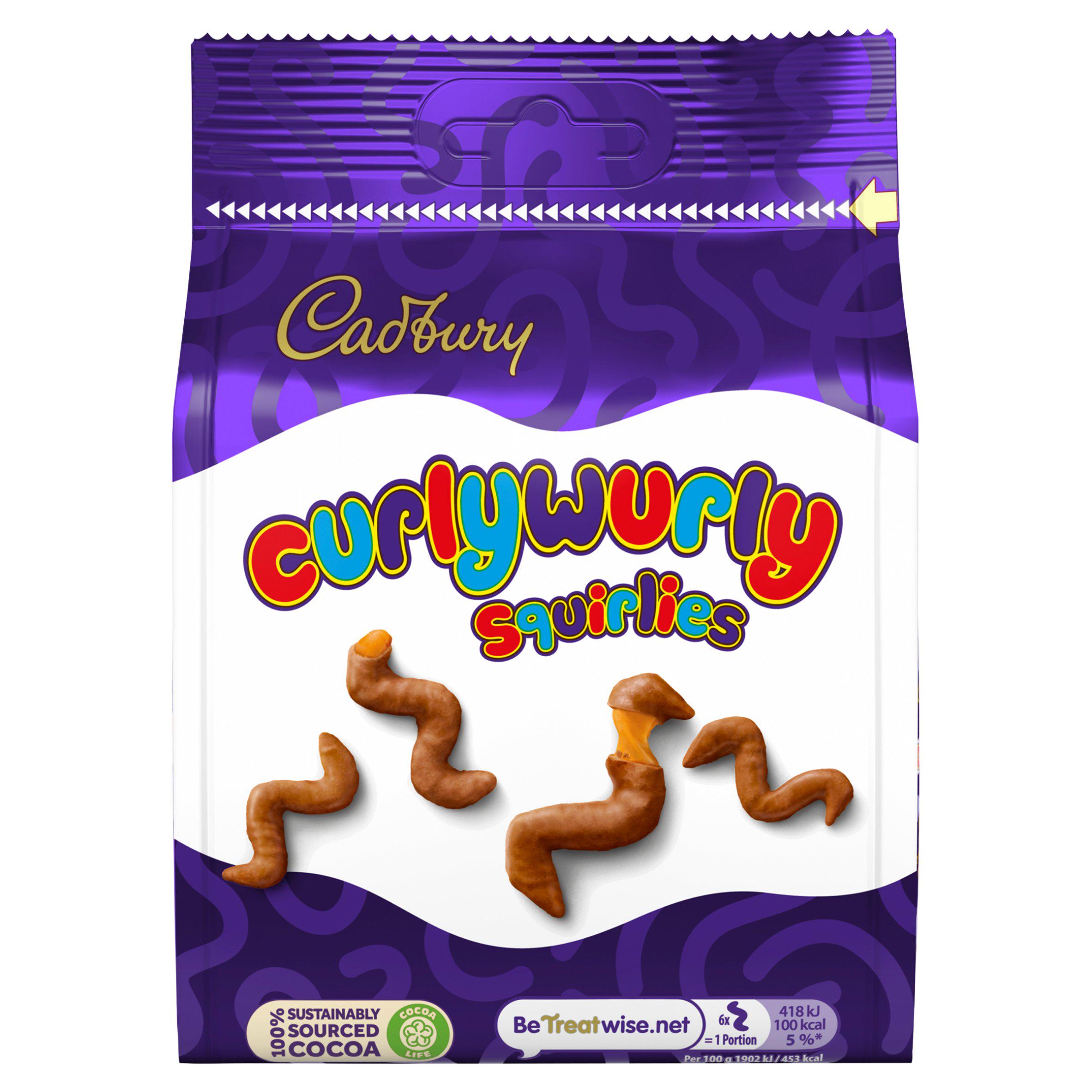 Curly Wurly Squirlies Chocolate Bag 110g